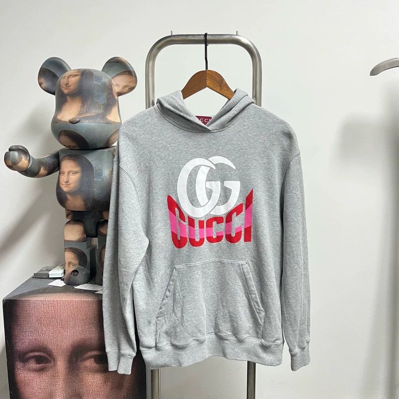 Gucci Gucci Logo Graphic Hoodie for Stylish Comfort - dmc Size US S / EU 44-46 / 1 - 1 Thumbnail