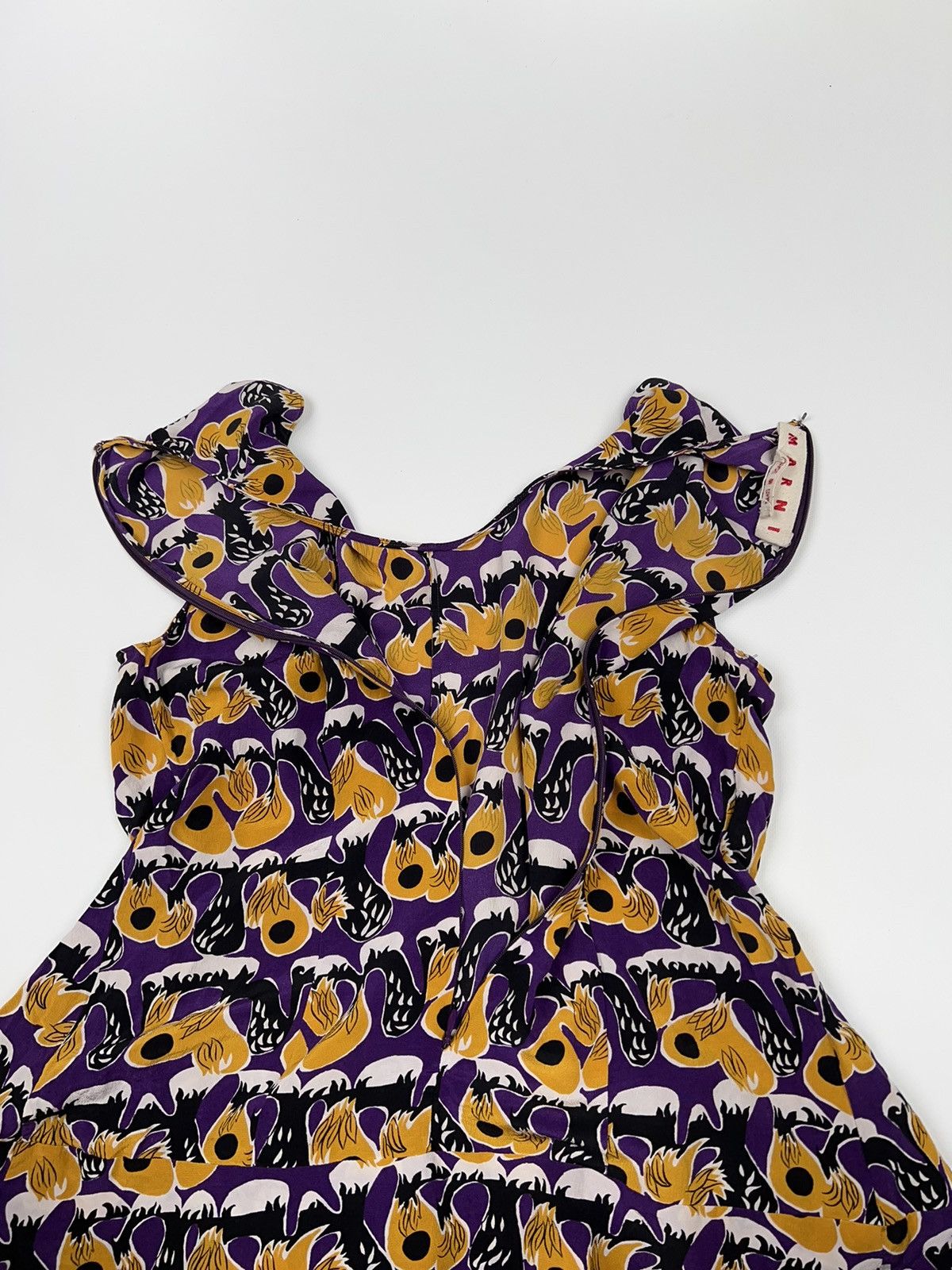 Marni Marni Silk Blouse Mini Dress Top Multicolour Size M / US 6-8 / IT 42-44 - 13 Thumbnail