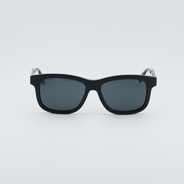 Gucci Gucci GG0824S 005 Men Sunglasses Black Rectangle Frame Size ONE SIZE - 6 Thumbnail