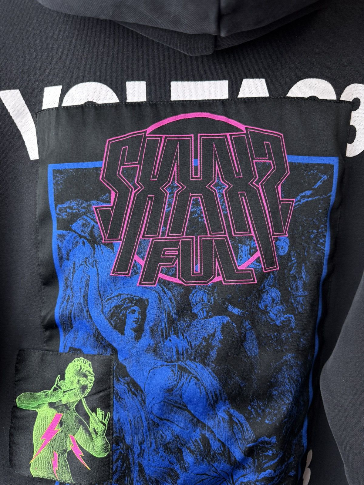 Diesel 💥 Rare! Patchwork Diesel Archive Hoodie Avant Garde Hype Size US M / EU 48-50 / 2 - 11 Thumbnail