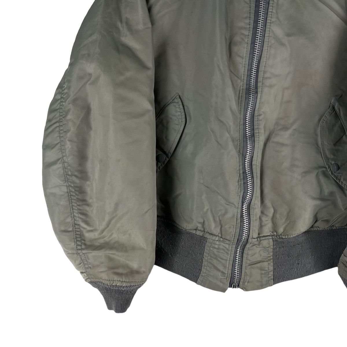 Alpha Industries 🔥VINTAGE FLY MA-1 BOMBER JACKET REVERSIBLE ALPHA INDUSTRIES Size US M / EU 48-50 / 2 - 3 Thumbnail