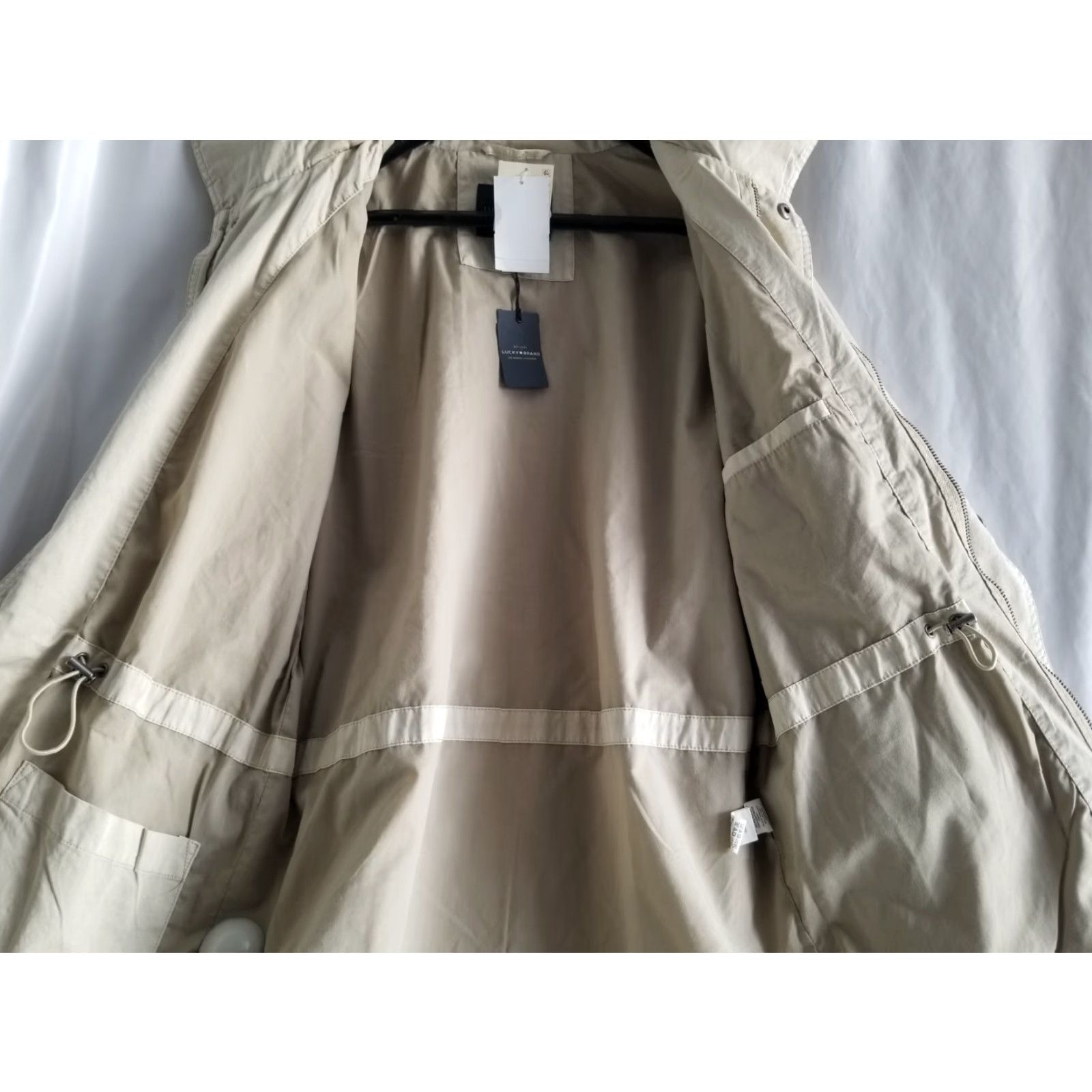 Lucky Brand Lucky Brand Mens Khaki Field Coat Jacket Zip up Size Small Size US S / EU 44-46 / 1 - 5 Thumbnail