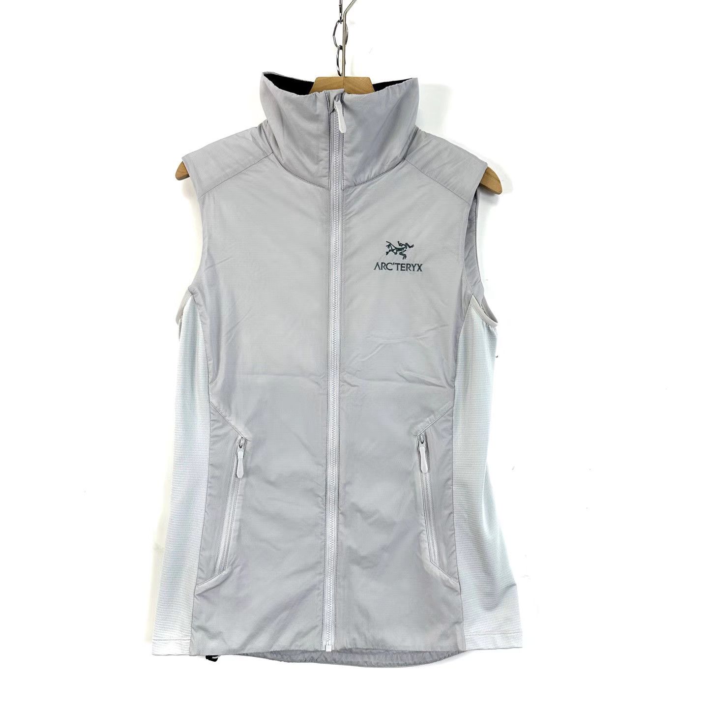 Arc'teryx Arcteryx ATOM SL Gray Fleece Lined Logo Down Vest K12 Size XS / US 0-2 / IT 36-38 - 1 Thumbnail