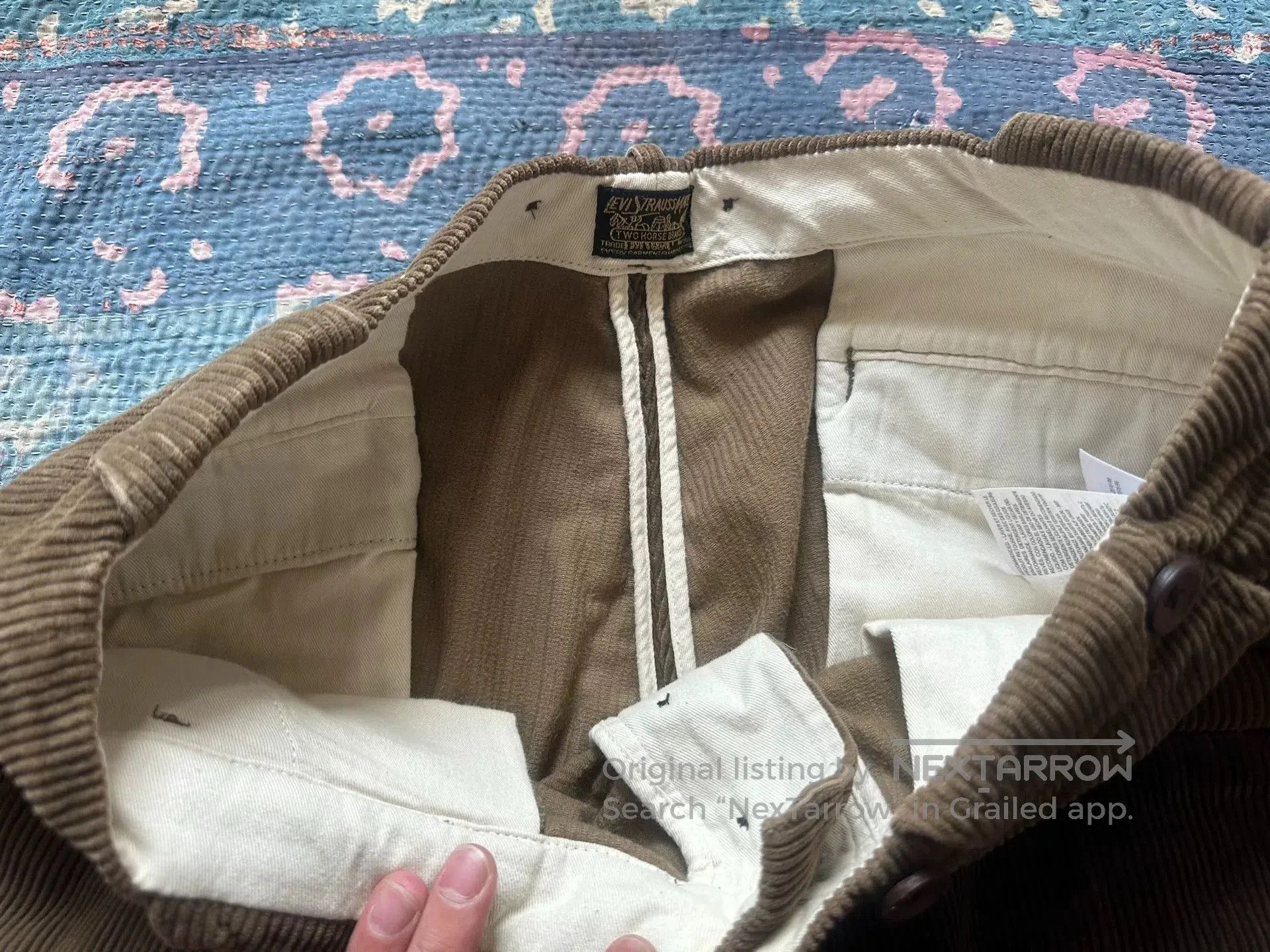 Levi's Vintage Clothing Levi's Vintage Clothing LVC Corduroy Patch Pants. Size US 36 / EU 52 - 4 Thumbnail