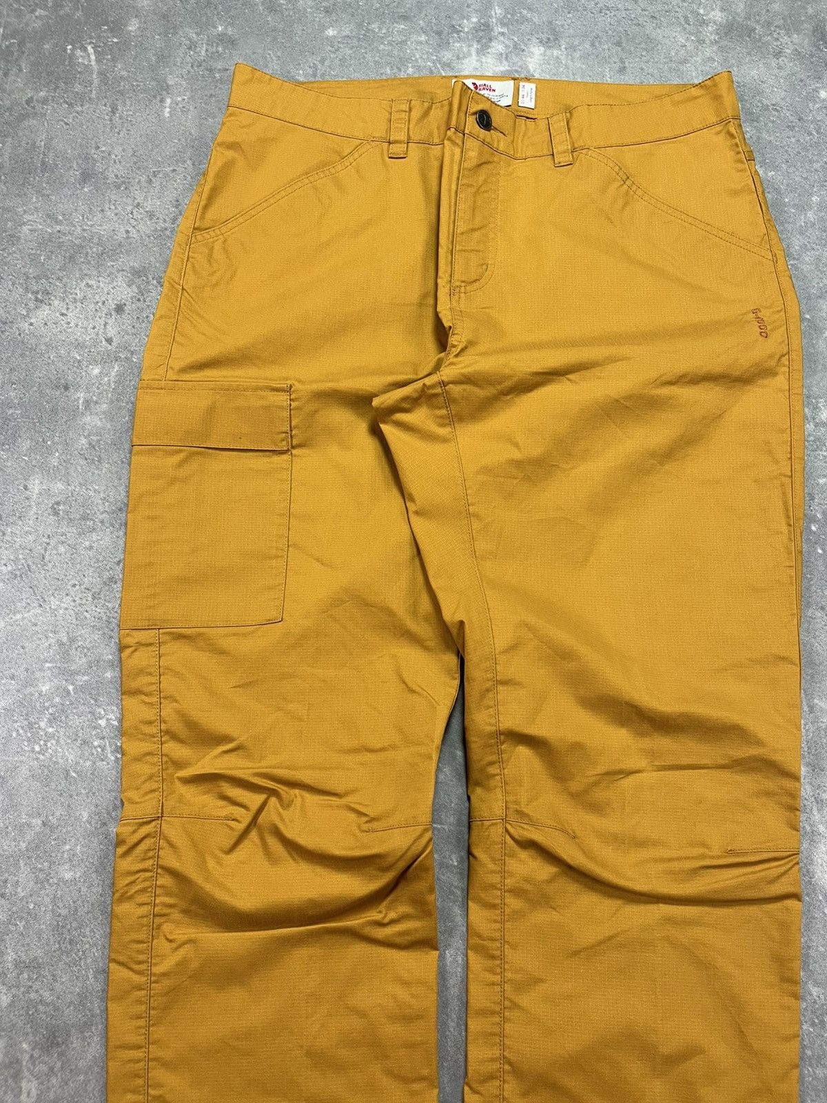 Fjallraven Fjallraven G-1000 Rare Dark Yellow Light Cargo Pants 34 Size US 34 / EU 50 - 3 Thumbnail