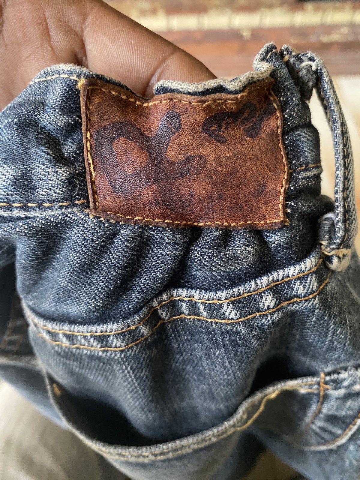 45rpm × If Six Was Nine × Vintage Vintage 45rpm selvedge denim Size US 31 - 18 Thumbnail
