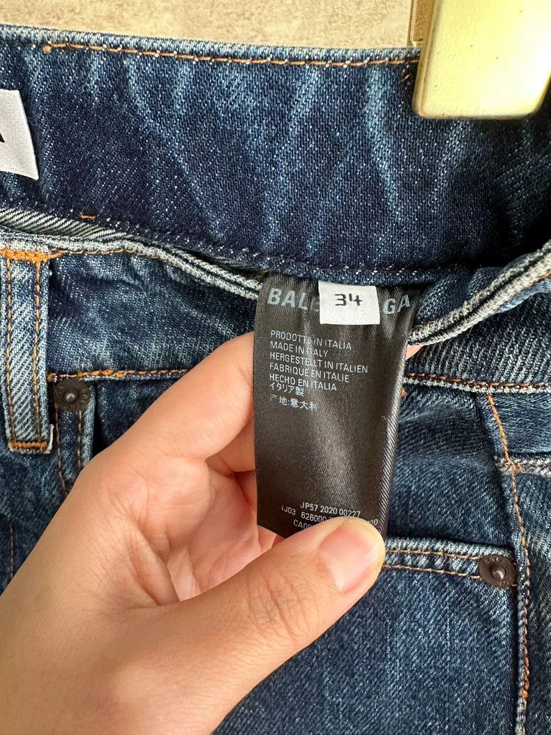 Balenciaga Balenciaga Jean Half Skirt 2504-Nextarrow Size 33" - 7 Thumbnail