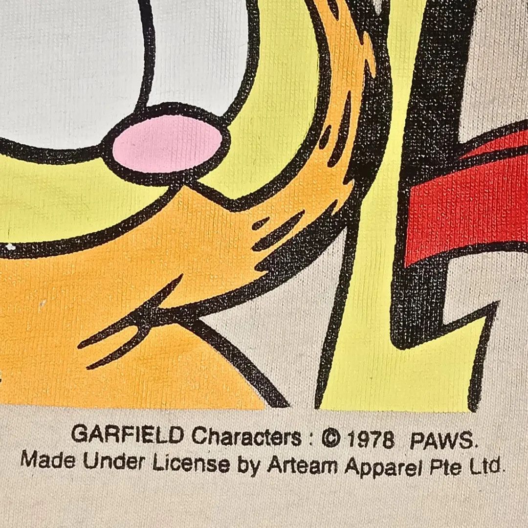 Vintage T-shirt Garfield Vintage (Copyright 1978) Size US L / EU 52-54 / 3 - 3 Thumbnail