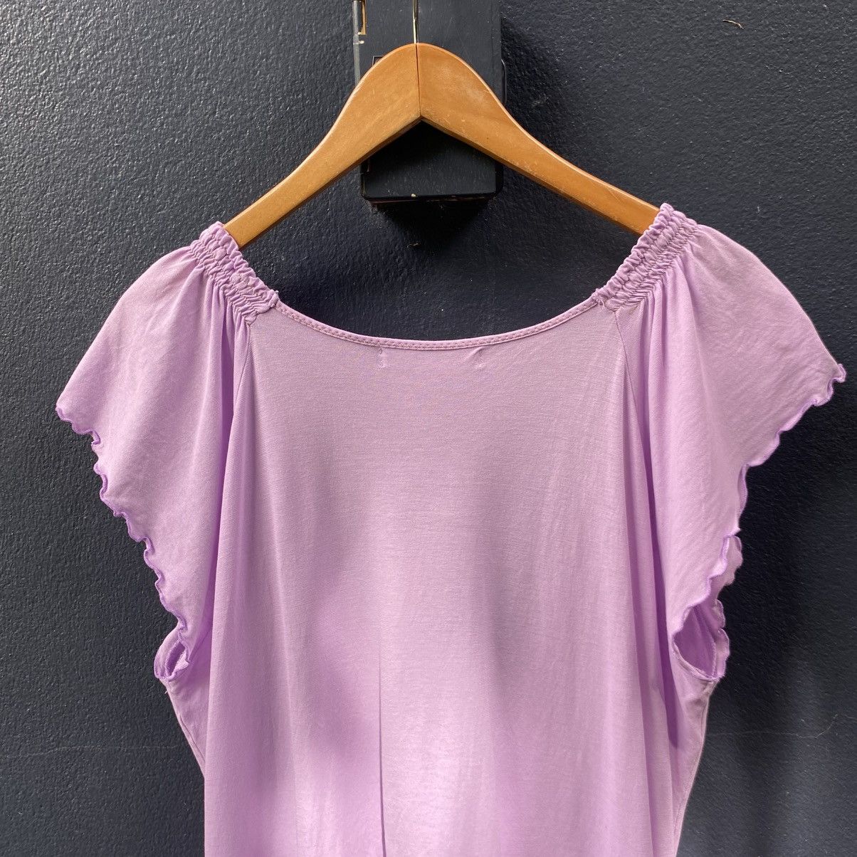 Tsumori Chisato Tsumori Chisato Lilac Draped V-Neck Top Size XS / US 0-2 / IT 36-38 - 11 Thumbnail