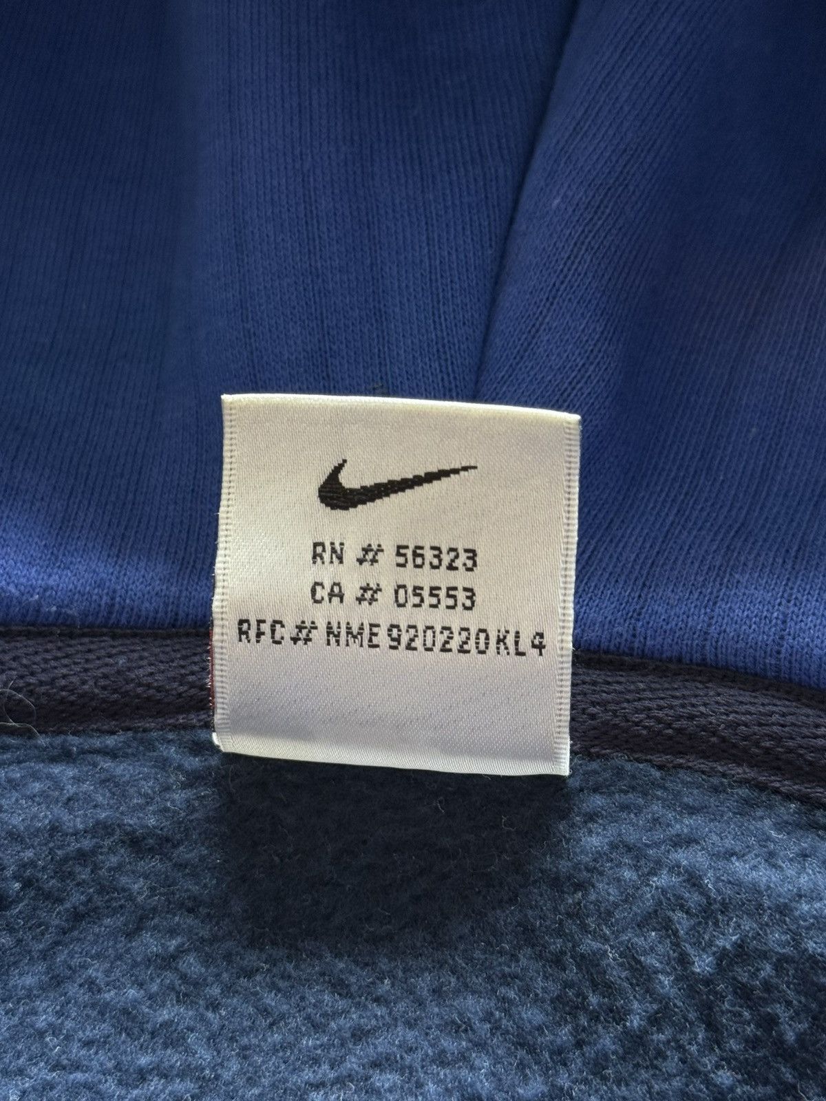 Nike Vintage 90s Nike Rangers FC Soccer Quarter Zip Sweatshirt Size US XL / EU 56 / 4 - 9 Thumbnail