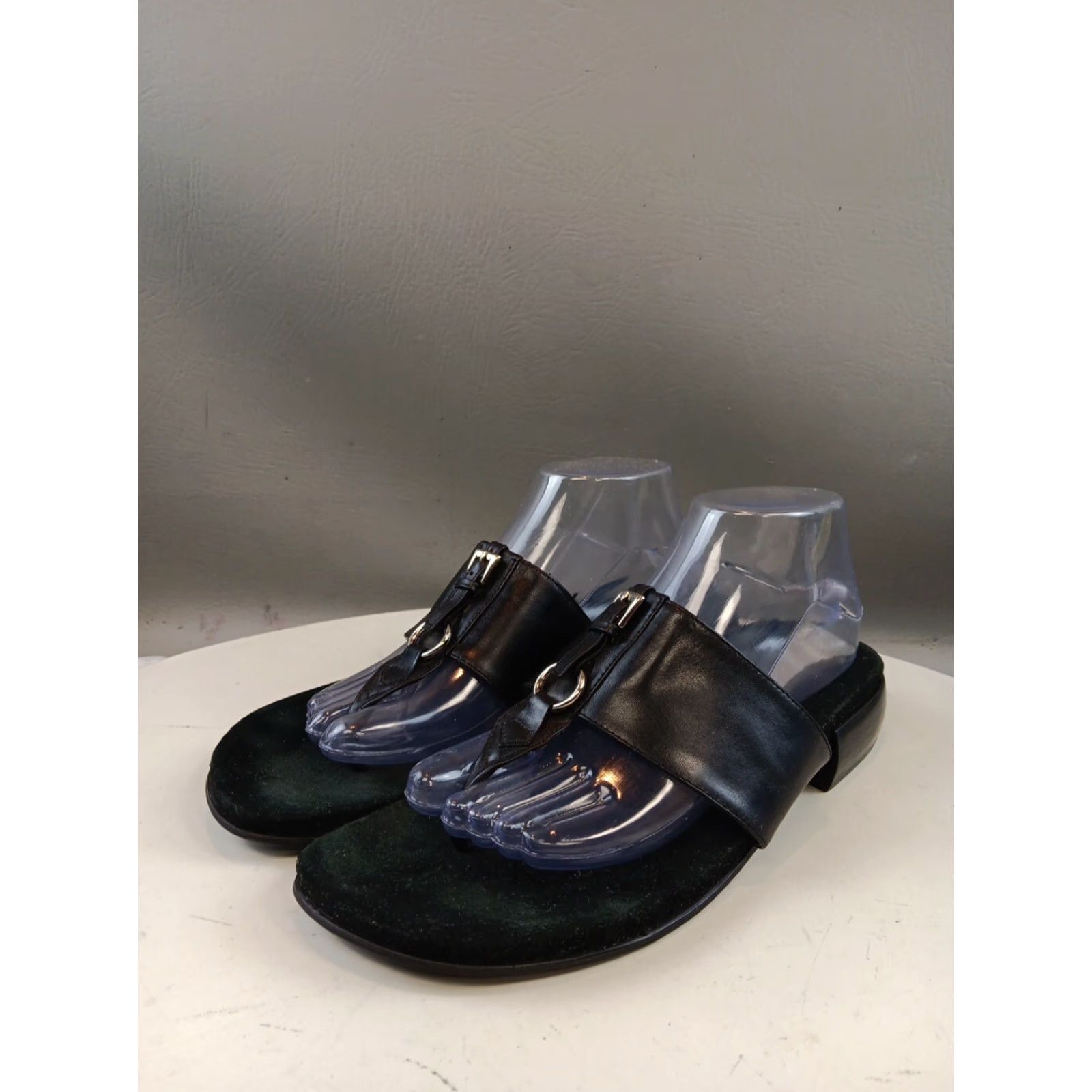 Franco Sarto Franco Sarto Sandal Women Flip Flop Leather Brown 6 Summer Casual Womens Shoes Size US 6 / IT 36 - 3 Thumbnail