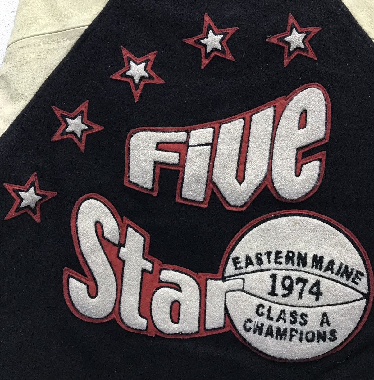 Vintage Vintage Houston Five Star Champion 74-78 Varsity Jacket Size US M / EU 48-50 / 2 - 8 Thumbnail