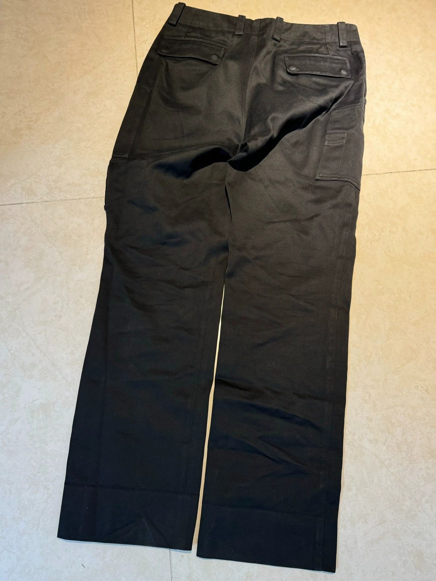 Louis Vuitton LV Rivet Cargo Pants Black Washed Distressed 48 Size US 32 / EU 48 - 4 Thumbnail