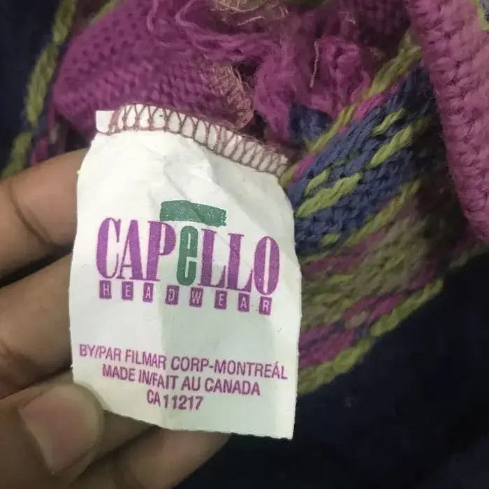 Japanese Brand × Vintage Vintage Capello Rare Design Beanie Hat Size ONE SIZE - 6 Thumbnail