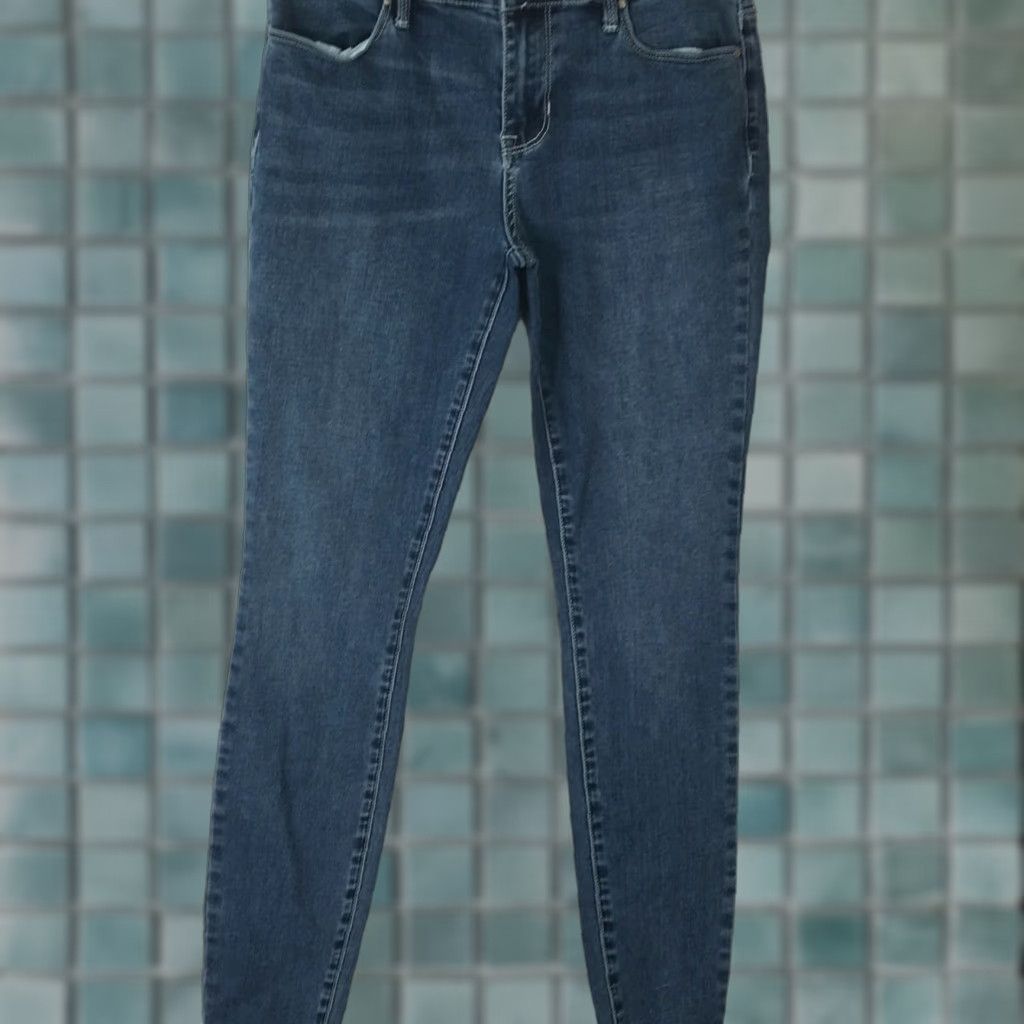 Pacsun Pacsun Womens Jeans Jegging Blue Pacsun Womens Casual Super Stretch Flat Front Jegging Blue Denim Jeans Size 25 Size 42" / US 20 - 1 Thumbnail