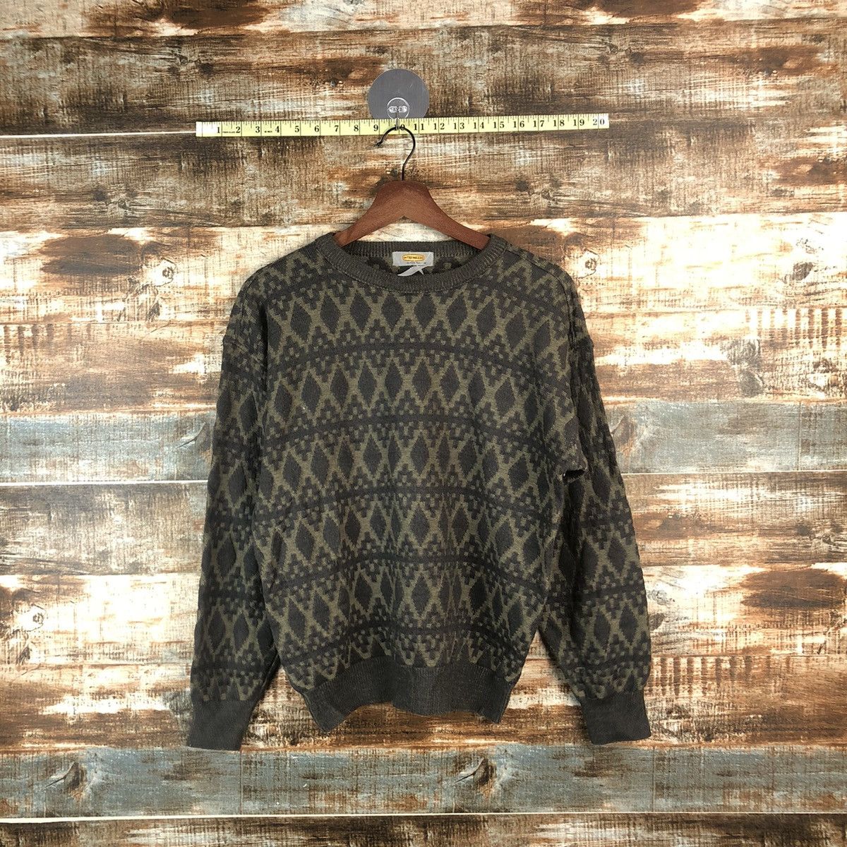 Homespun Knitwear DL Inter Mezzo vintage Brown Knitwear #C669 Size US M / EU 48-50 / 2 - 1 Thumbnail