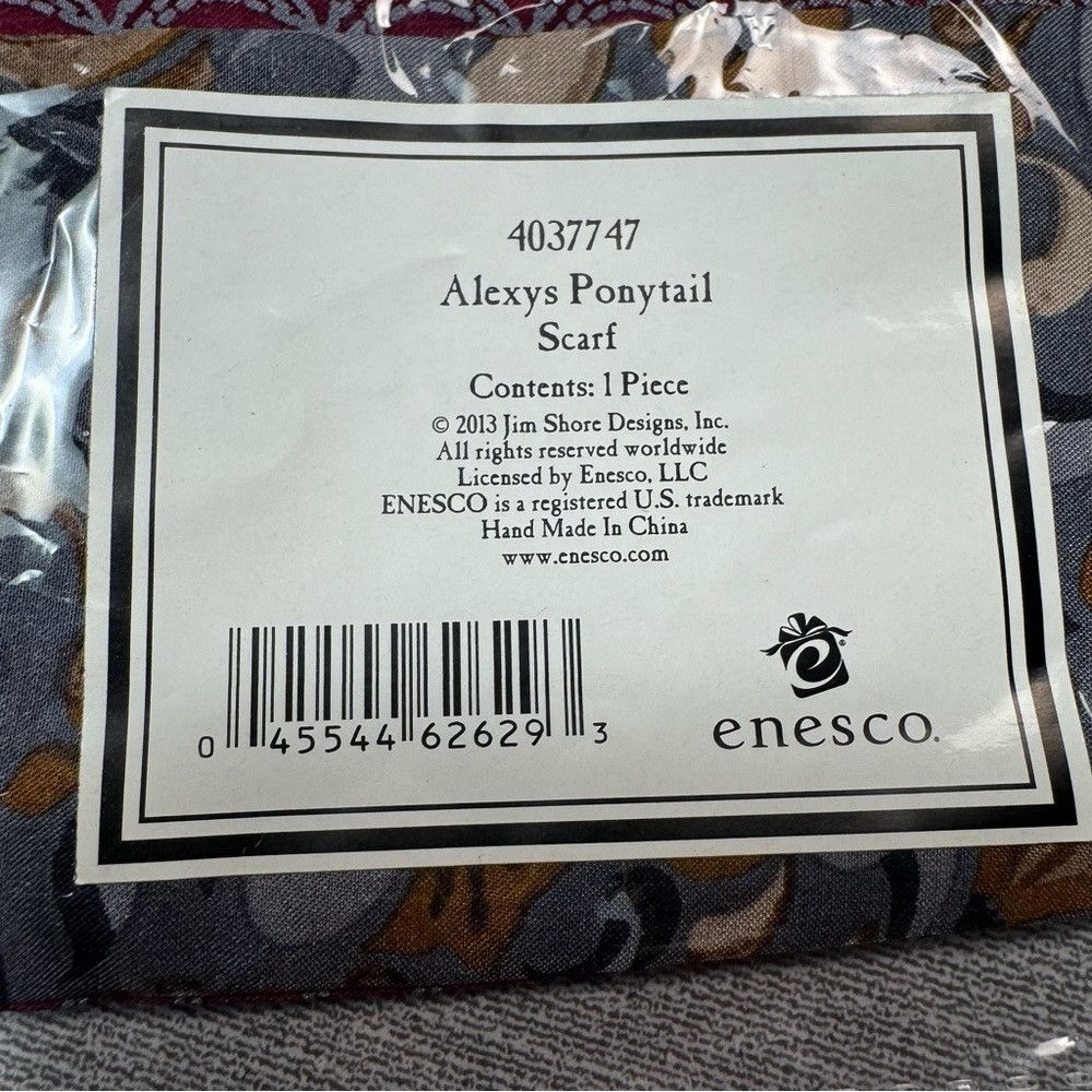 Other NWT New Alexys Real Silk Two-Sided Ponytail Scarf Headband Size ONE SIZE - 7 Thumbnail