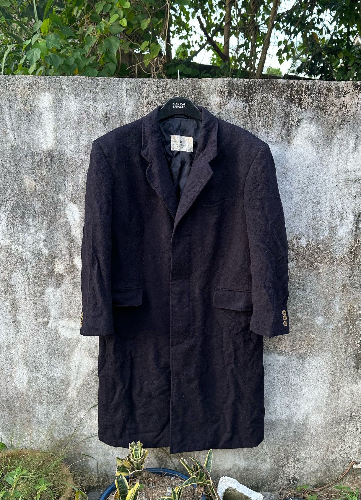 Pierre Balmain Pierre Balmain long coat by designer Lano gatto Size US L / EU 52-54 / 3 - 1 Thumbnail