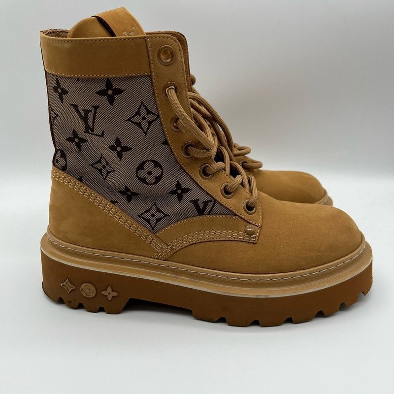 Louis Vuitton Louis Vuitton Ranger Leather Lace-Up Short Boots 0079 Size US 7.5 / EU 40-41 - 7 Thumbnail