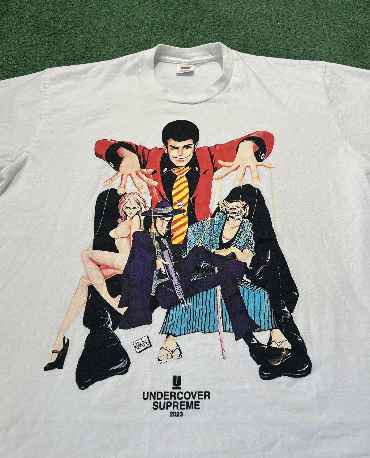 Supreme × Undercover Supreme x Undercover Lupin Tee Rare Size US XL / EU 56 / 4 - 2 Thumbnail