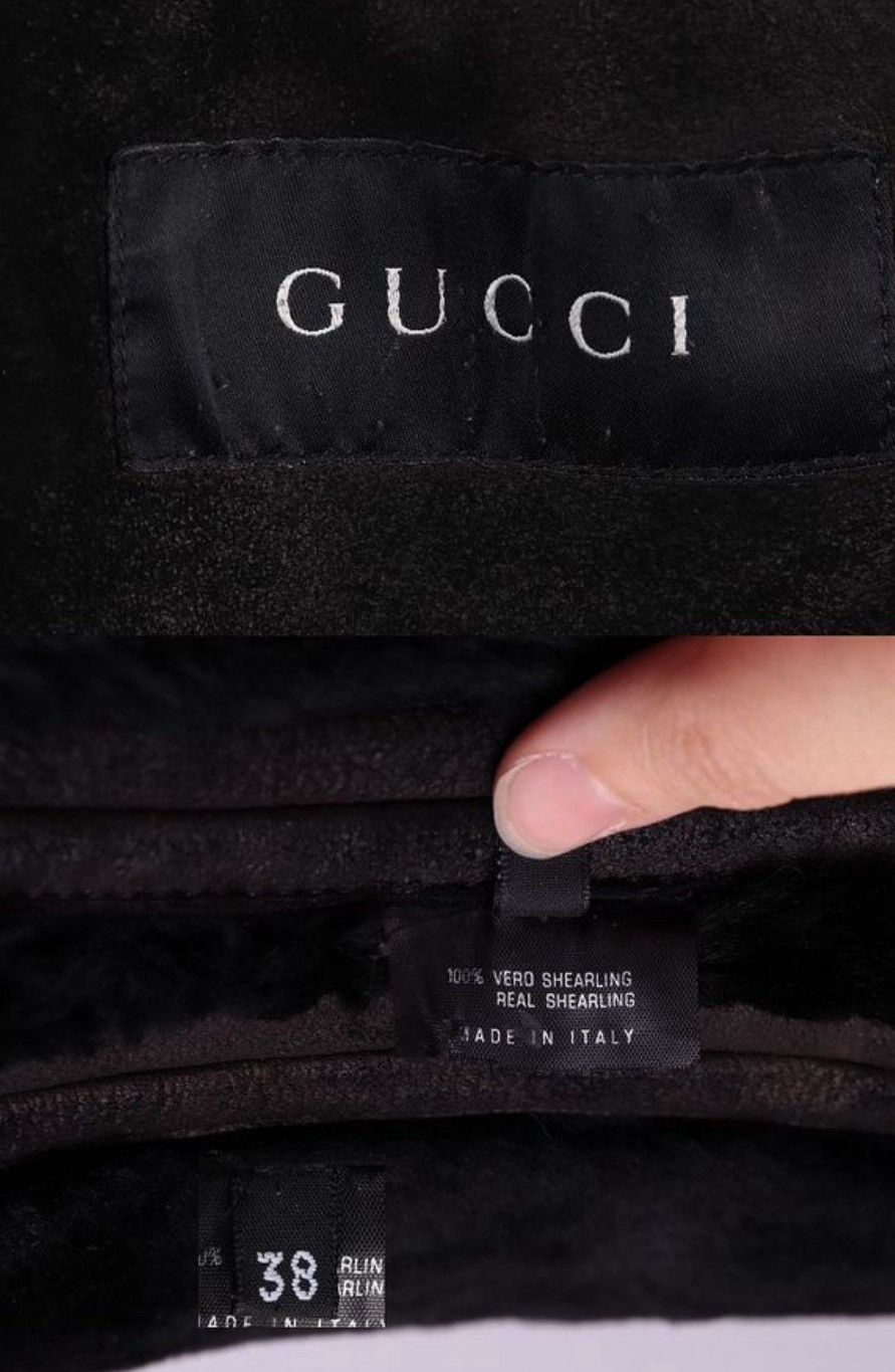 Gucci Gucci Tom Ford FW2003 Shearling Leather Jacket Size XS / US 0-2 / IT 36-38 - 4 Thumbnail