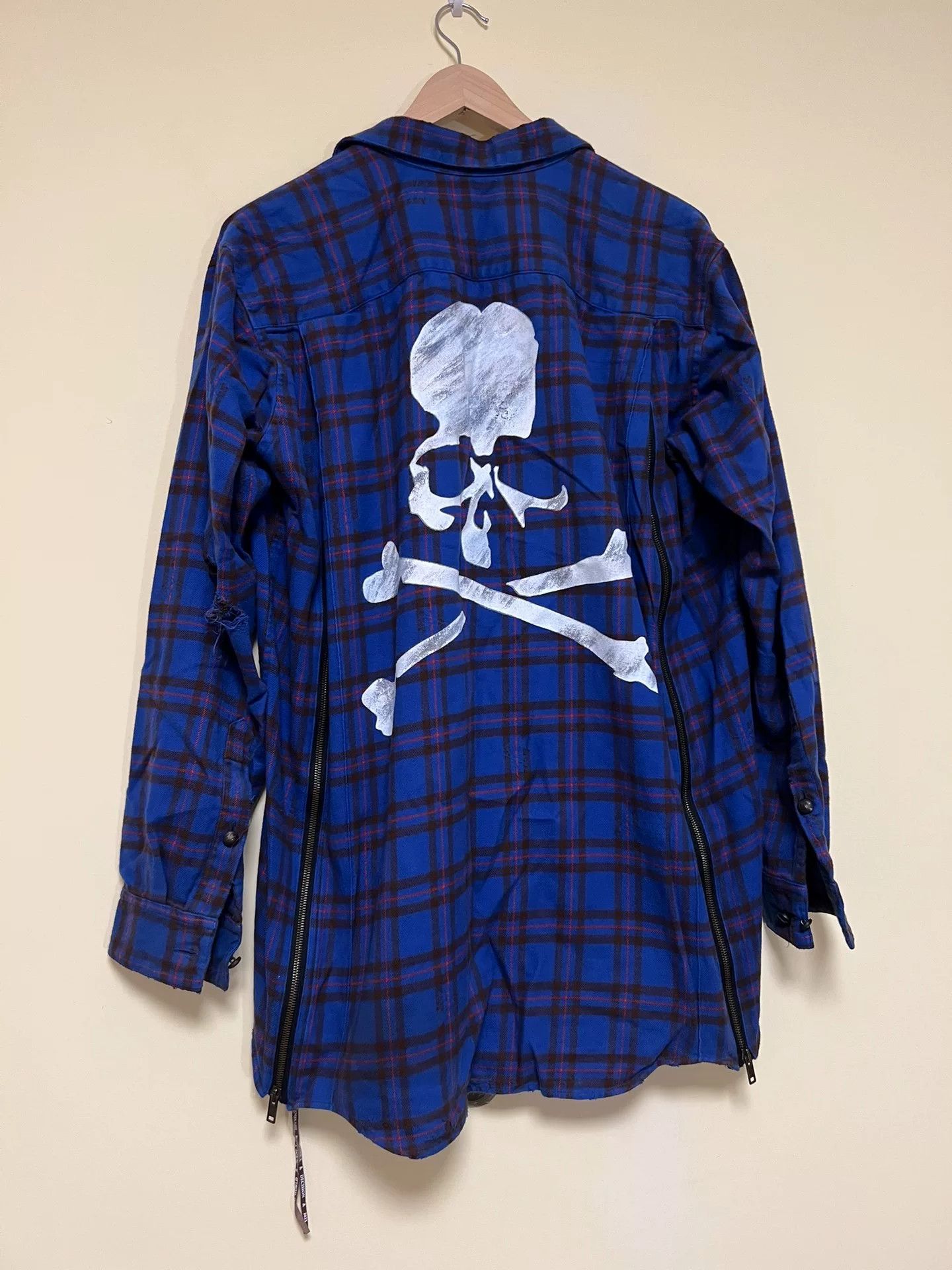 Mastermind Japan Mastermind Japan Plaid Double Zip Shirt Size US S / EU 44-46 / 1 - 1 Thumbnail