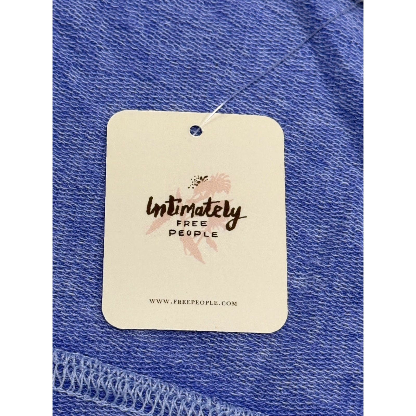 Free People NWT Free People Tunic Shirt Purple V-Neck Long Sleeve Knit Cotton Polyester Womens L Tunic/Casual Sleepwear Cool Girl Size L / US 10 / IT 46 - 7 Thumbnail