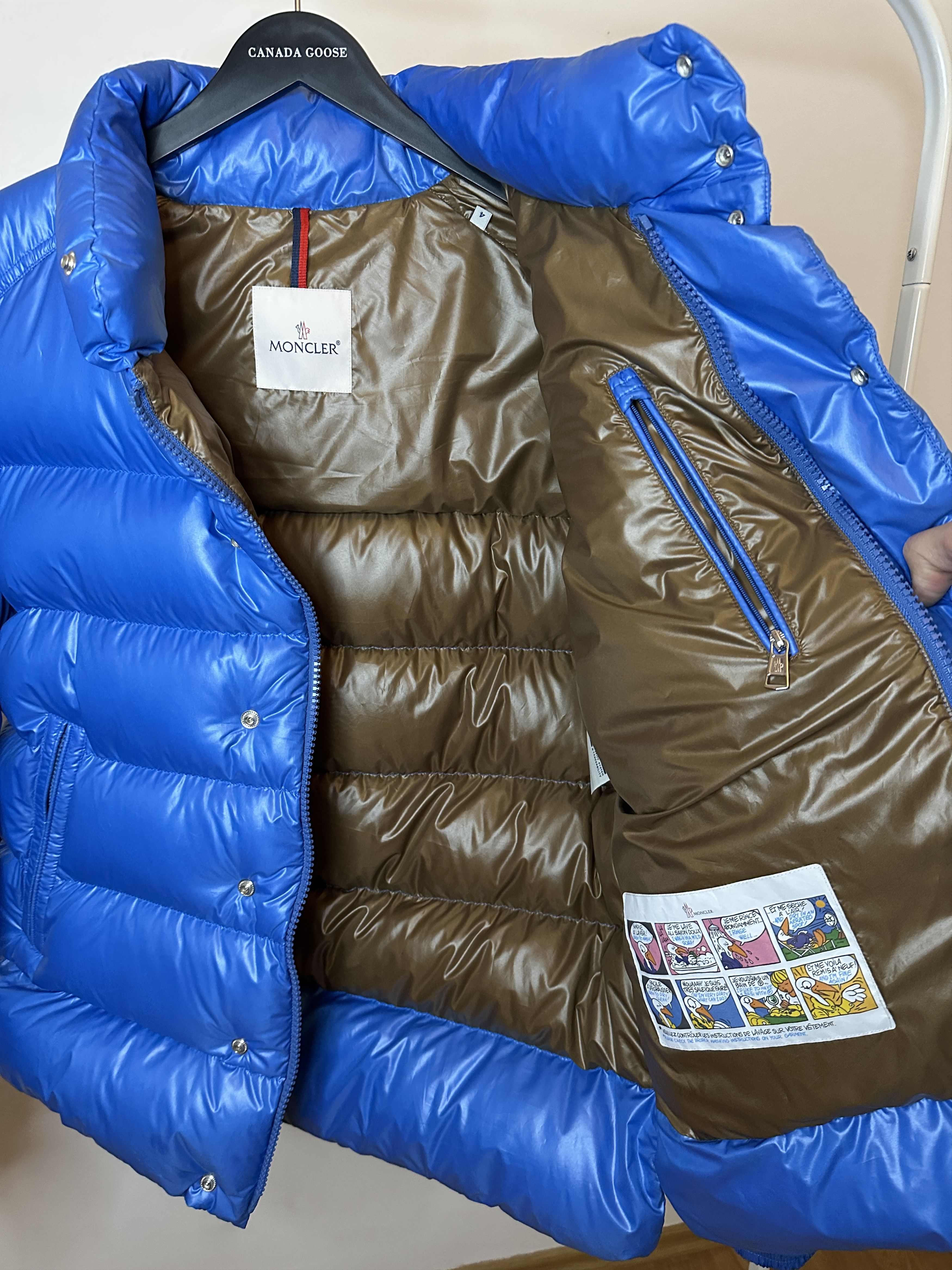 Moncler MONCLER Lule Men's Blue Down Jacket Size 4 Size US XL / EU 56 / 4 - 4 Thumbnail