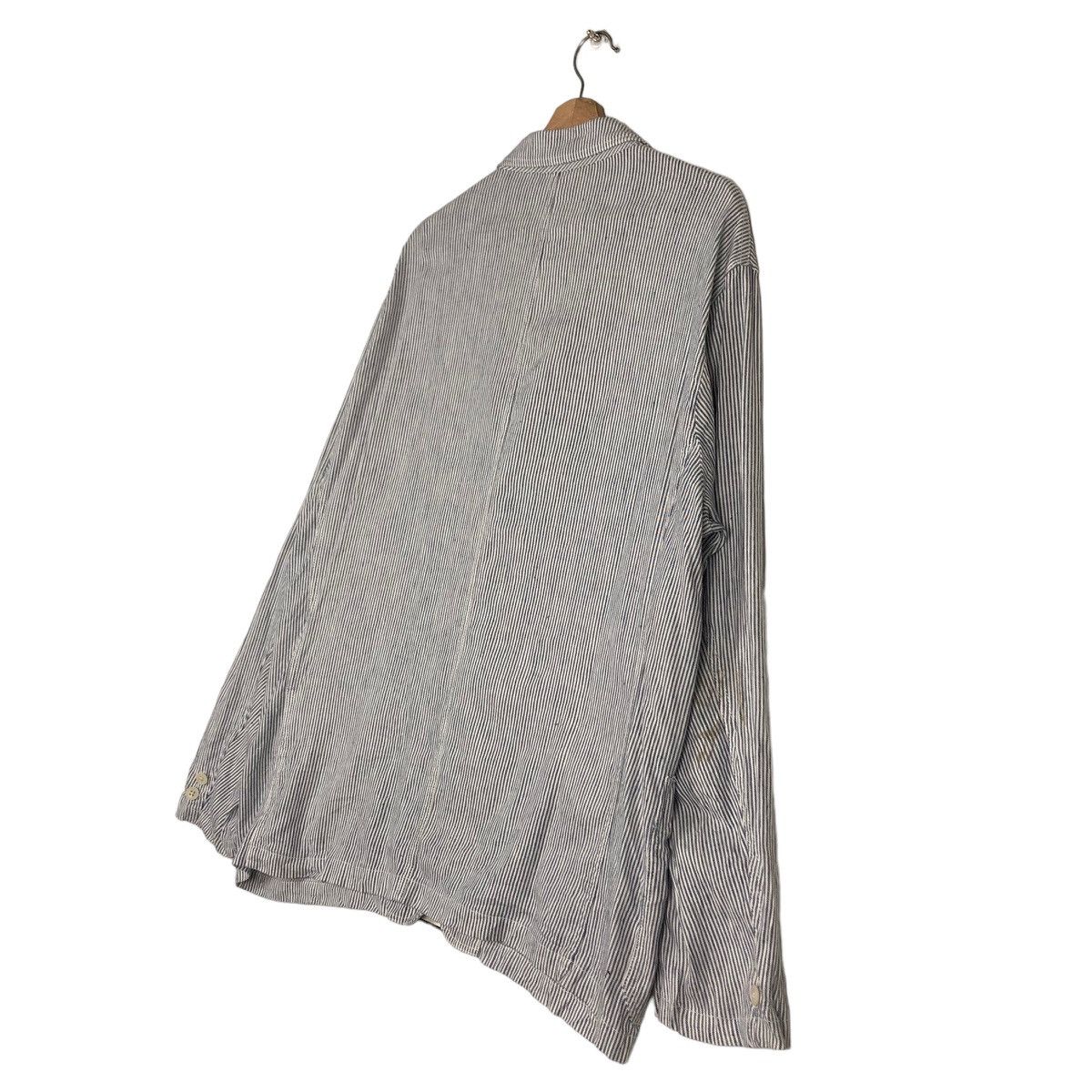 Japanese Brand 🔥Vintage Hickory Chore Jacket Uniqlo Japan Issey Miyake Size US XL / EU 56 / 4 - 10 Thumbnail