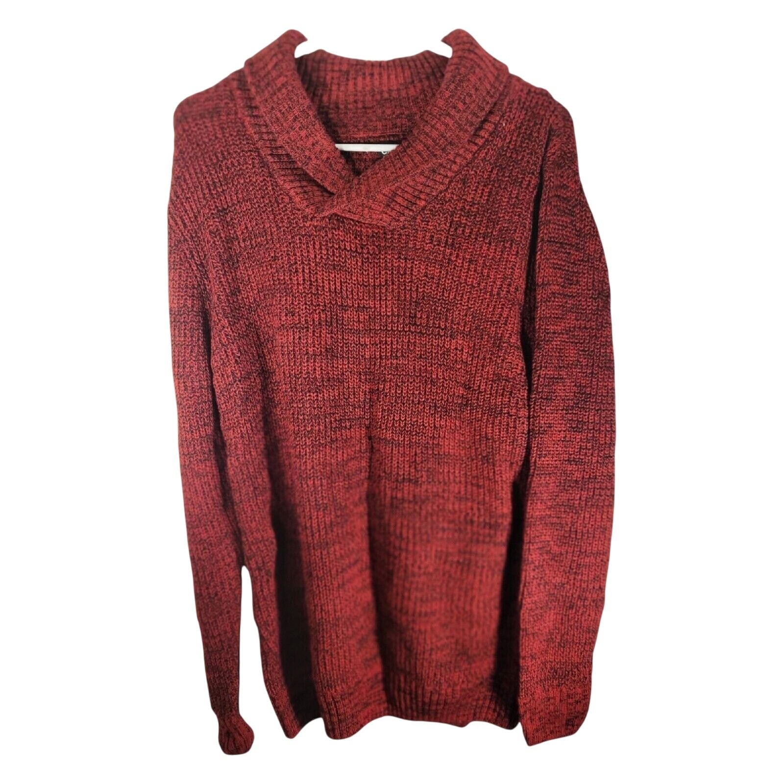 rue21 Rue21 Carbon Men’s LARGE Cowl Neck Sweater Red Pullover Warm Size US L / EU 52-54 / 3 - 1 Thumbnail