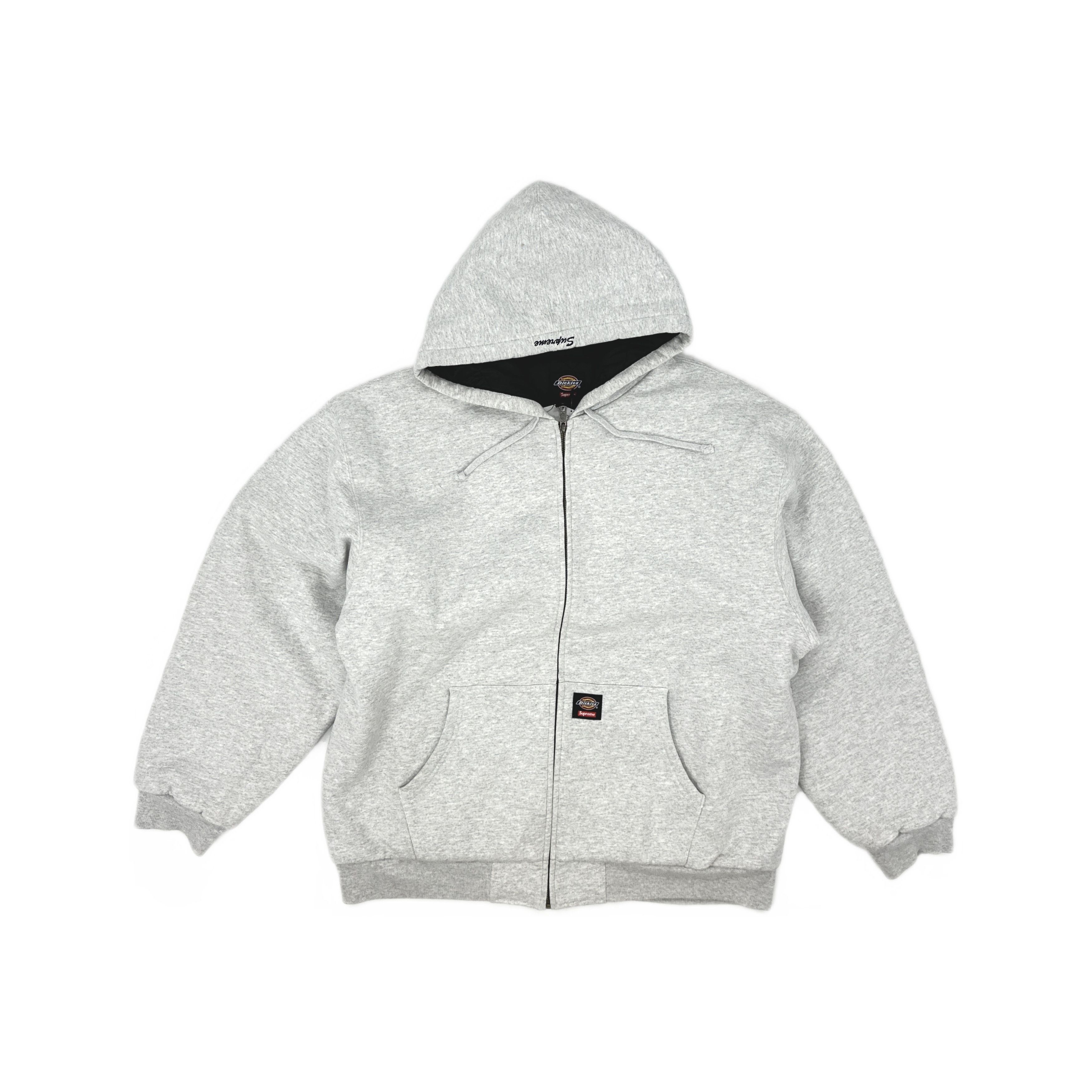 Supreme Supreme Arc Thermal Lined Zip Up Hoodie Grey (Size XL