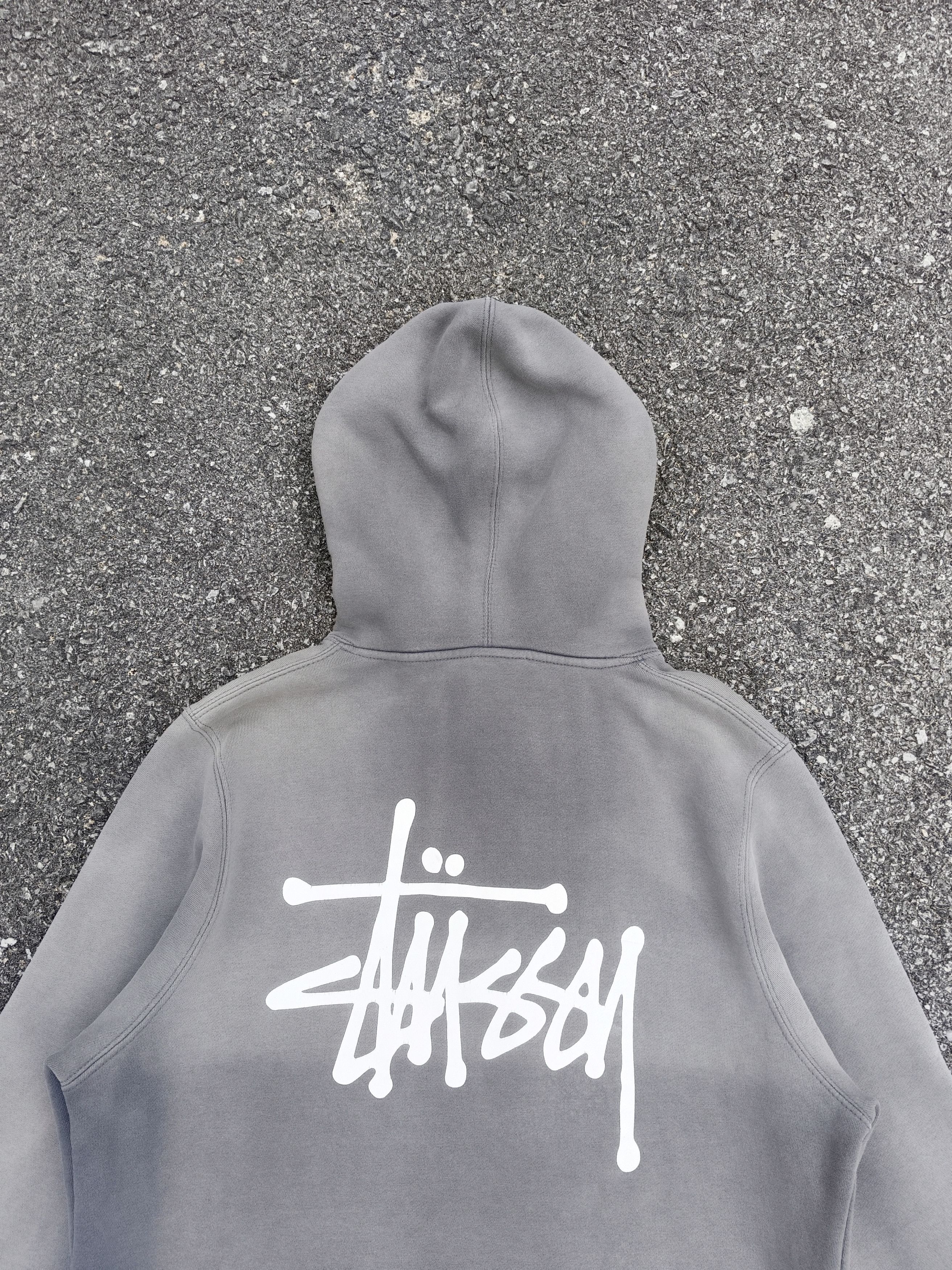 Stussy THRASH FADED STUSSY SPELLOUT BACK PRINT HOODED Size US M / EU 48-50 / 2 - 8 Thumbnail