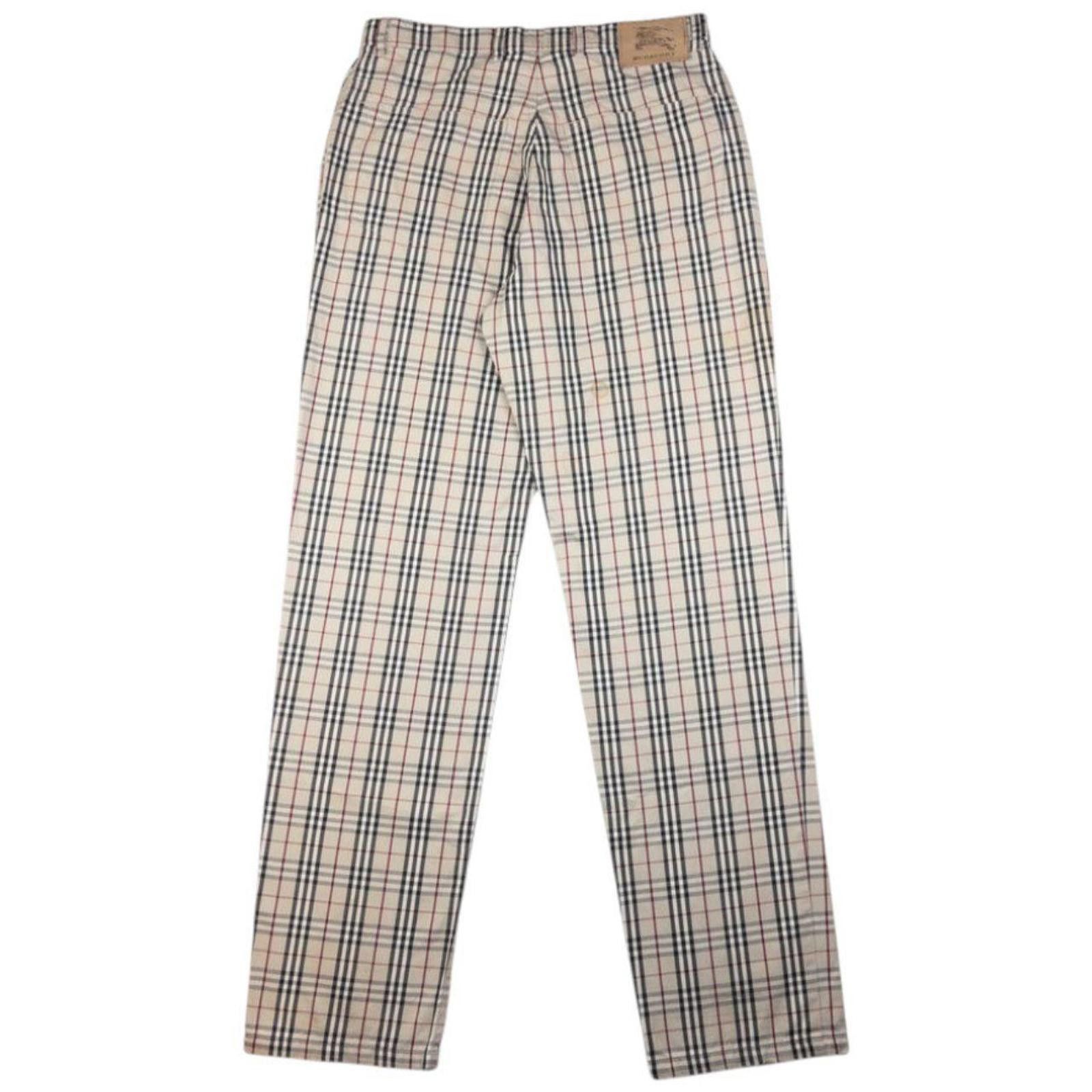 Burberry Vintage Burberry Nova Check Trousers Size W31 Size US 31 - 2 Thumbnail