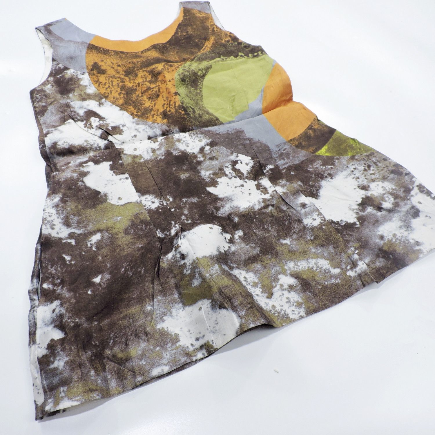 Marni MARNI SPRING 2008 MULTICOLOURED COTTON SILK MINI DRESS Size S / US 4 / IT 40 - 7 Thumbnail