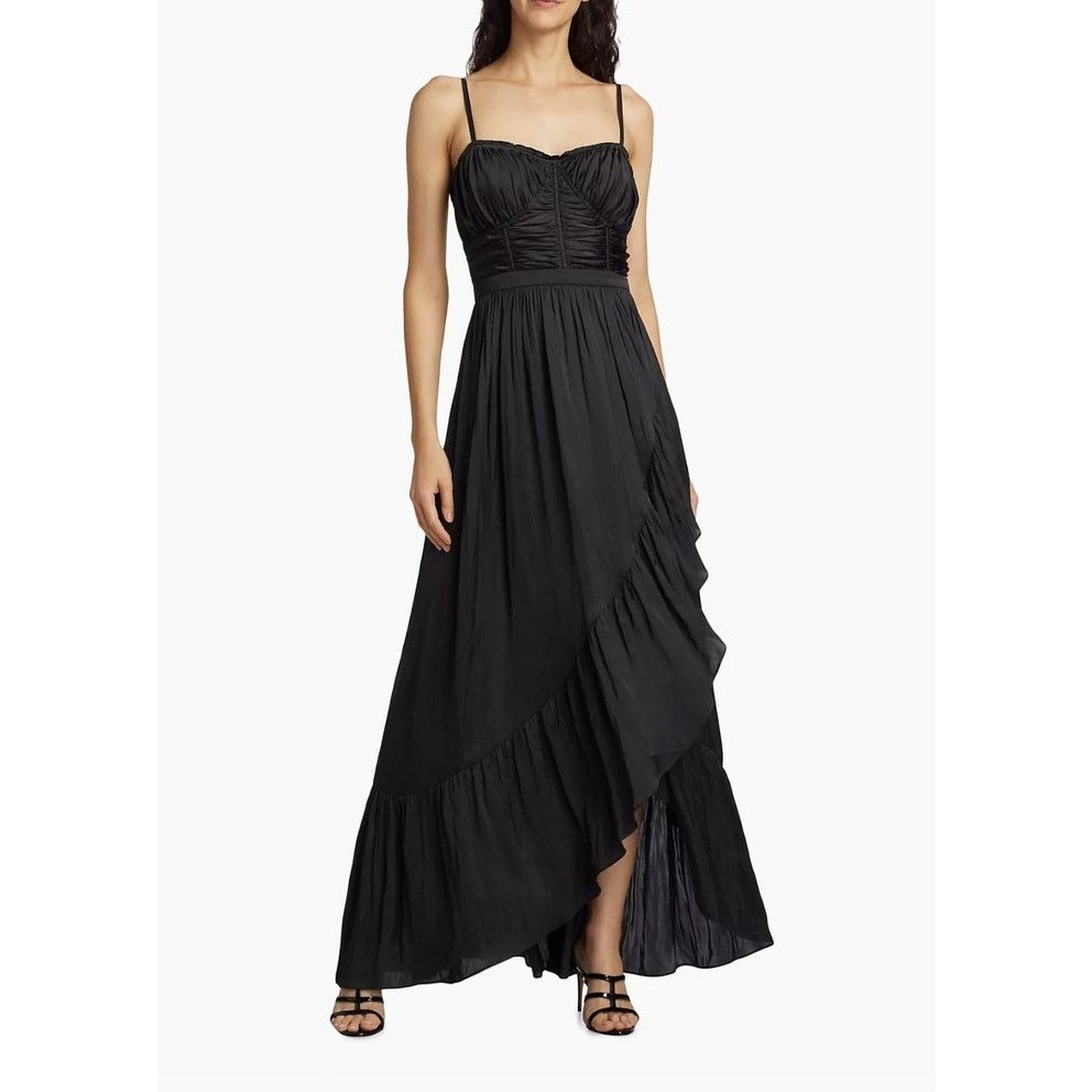 Ramy Brook Ramy Brook Braelyn Shirred Wrap Maxi Dress size 8 Size M / US 6-8 / IT 42-44 - 7 Thumbnail