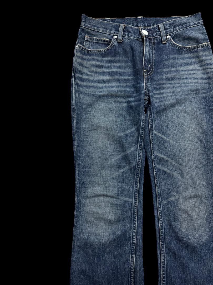 Levi's FLARED 90s Levi’s Bell Bottom Mudwash Distressed Denim Jean Size US 28 / EU 44 - 4 Thumbnail