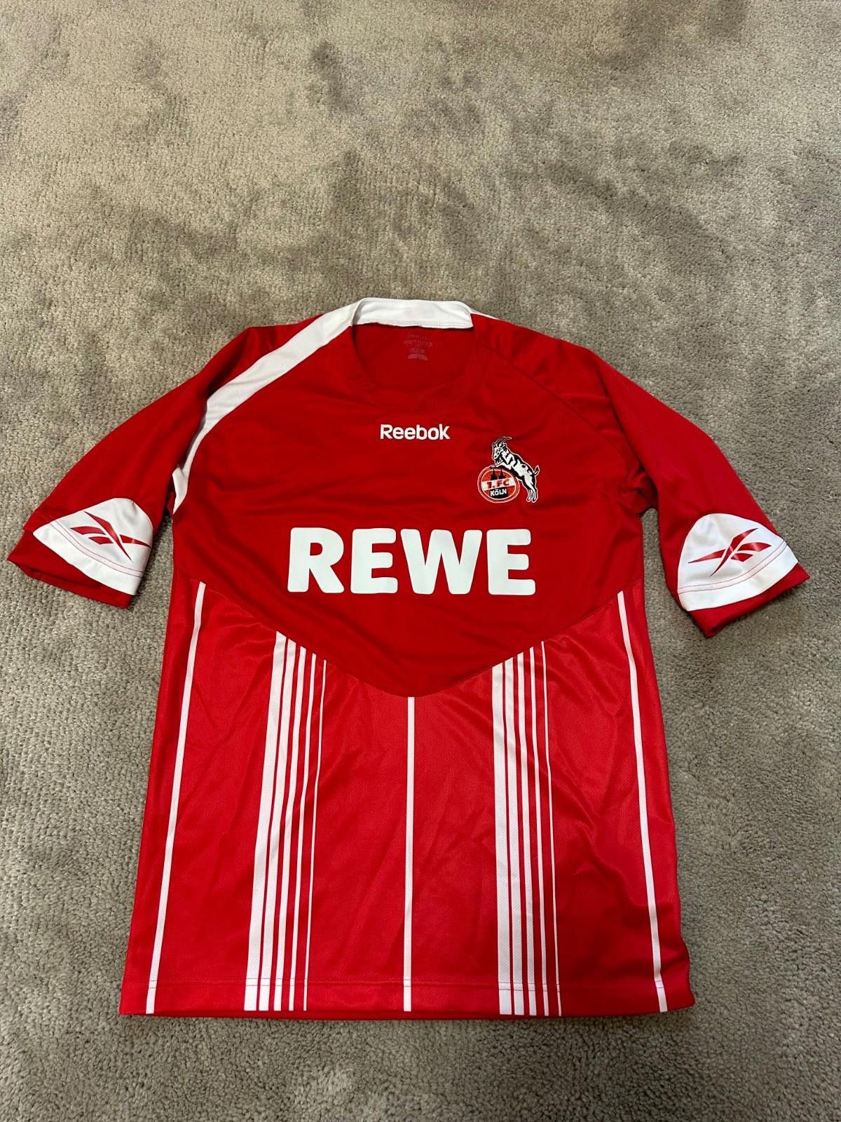 Reebok KOLN 2010 2011 HOME FOOTBALL SHIRT SOCCER JERSEY REEBOK sz L Size US L / EU 52-54 / 3 - 5 Thumbnail