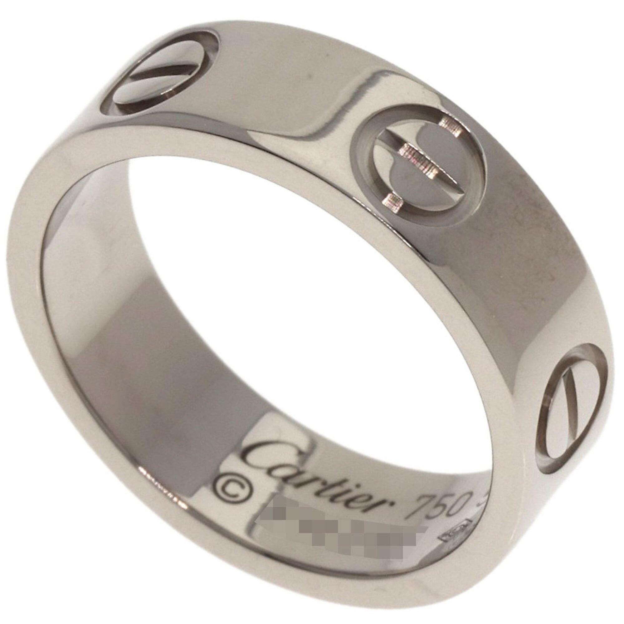 Cartier Cartier Love Ring #50, 18K White Gold, Women's Ring, CARTIER Size ONE SIZE - 1 Thumbnail