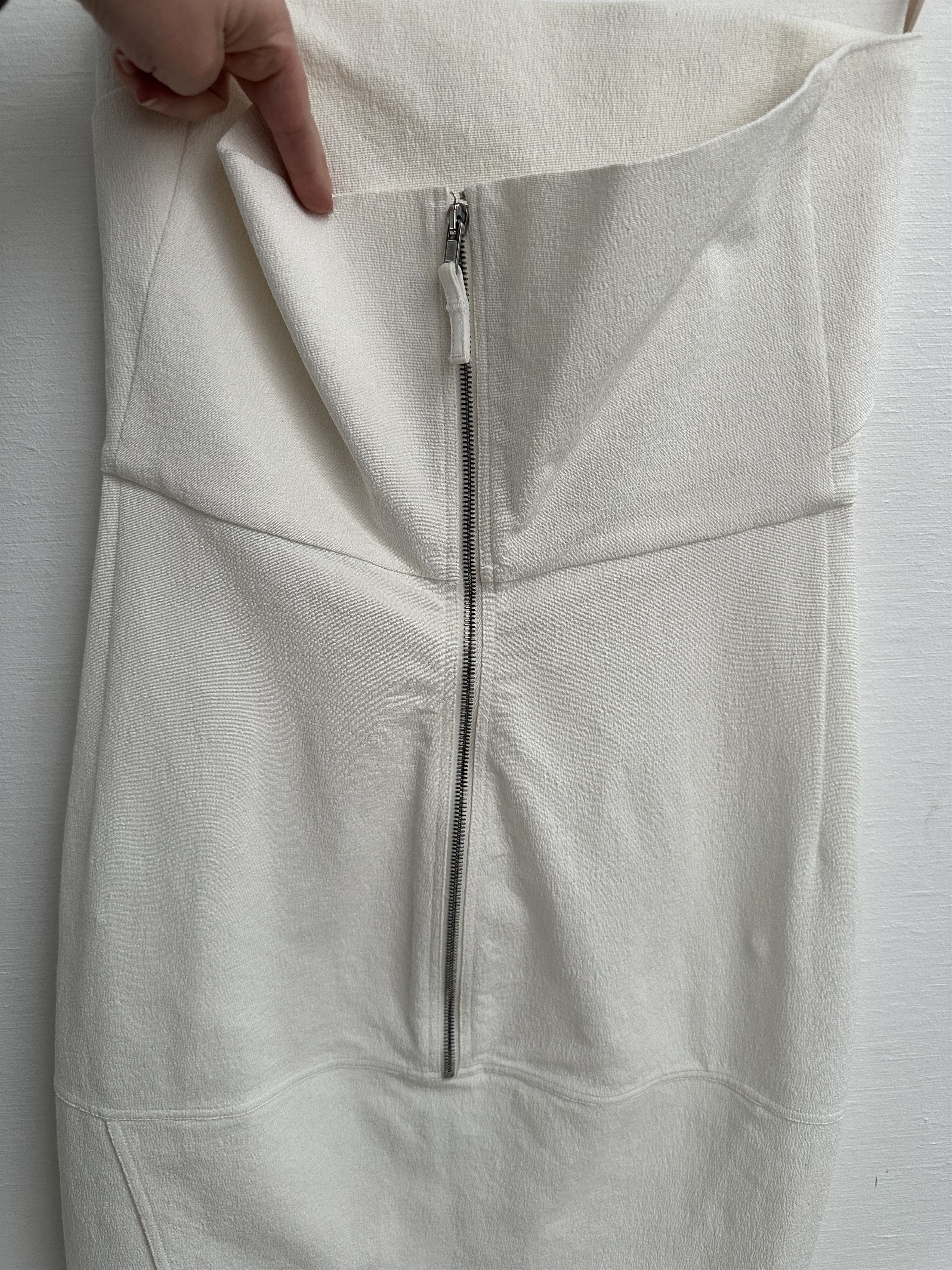 Rick Owens Rick Owens White Bustier Dress, US 10, new ! Size L / US 10 / IT 46 - 7 Thumbnail