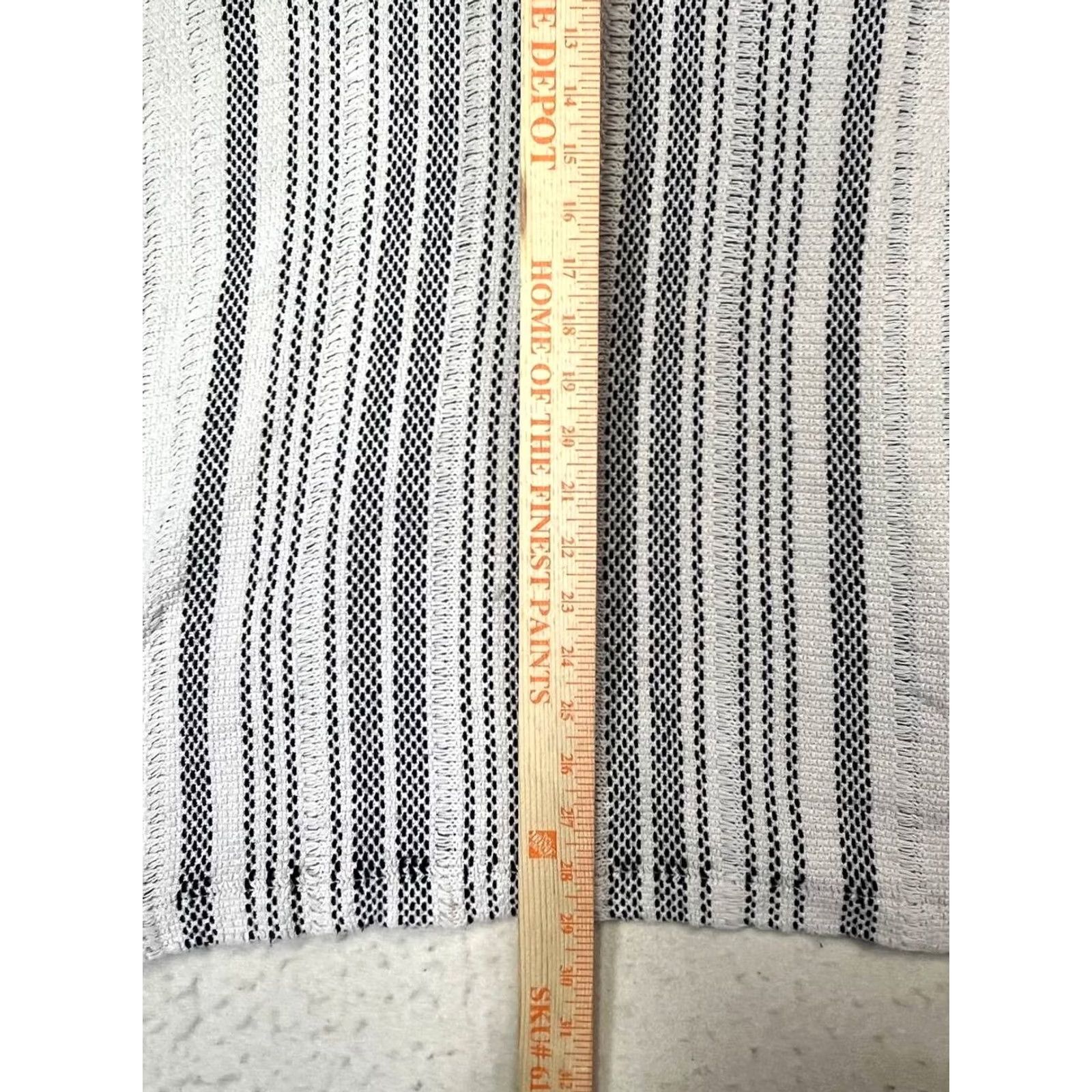 Billabong Billabong Womens Jacket Gray L Oversized Striped Knit Open Pockets Cardigan Coat Mid-Length Modern Classic Fall Spring Mens? Size L / US 10 / IT 46 - 3 Thumbnail