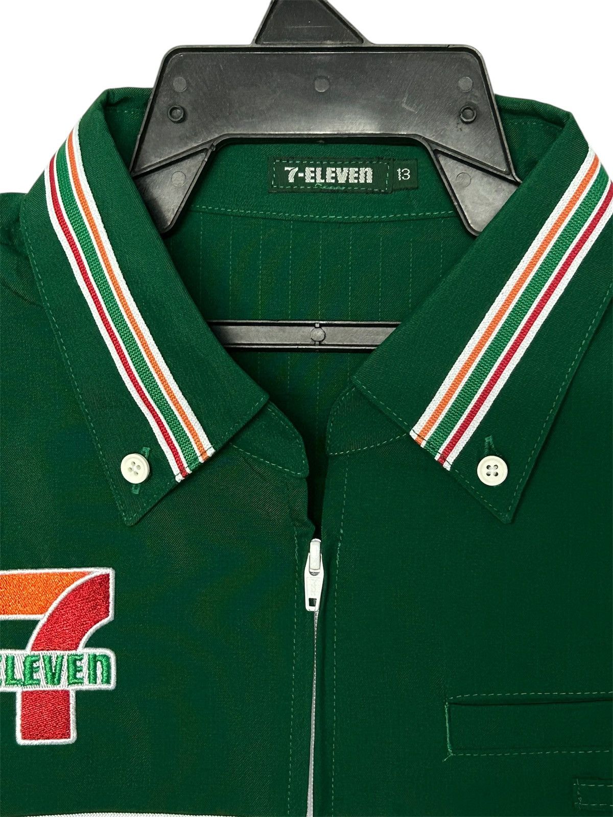 Uniform Wares × Vintage 🔥LAST DROP🔥 7 ELEVEN JAPAN STORE STAFF UNIFORM WORK JACKET Size L / US 10 / IT 46 - 10 Thumbnail