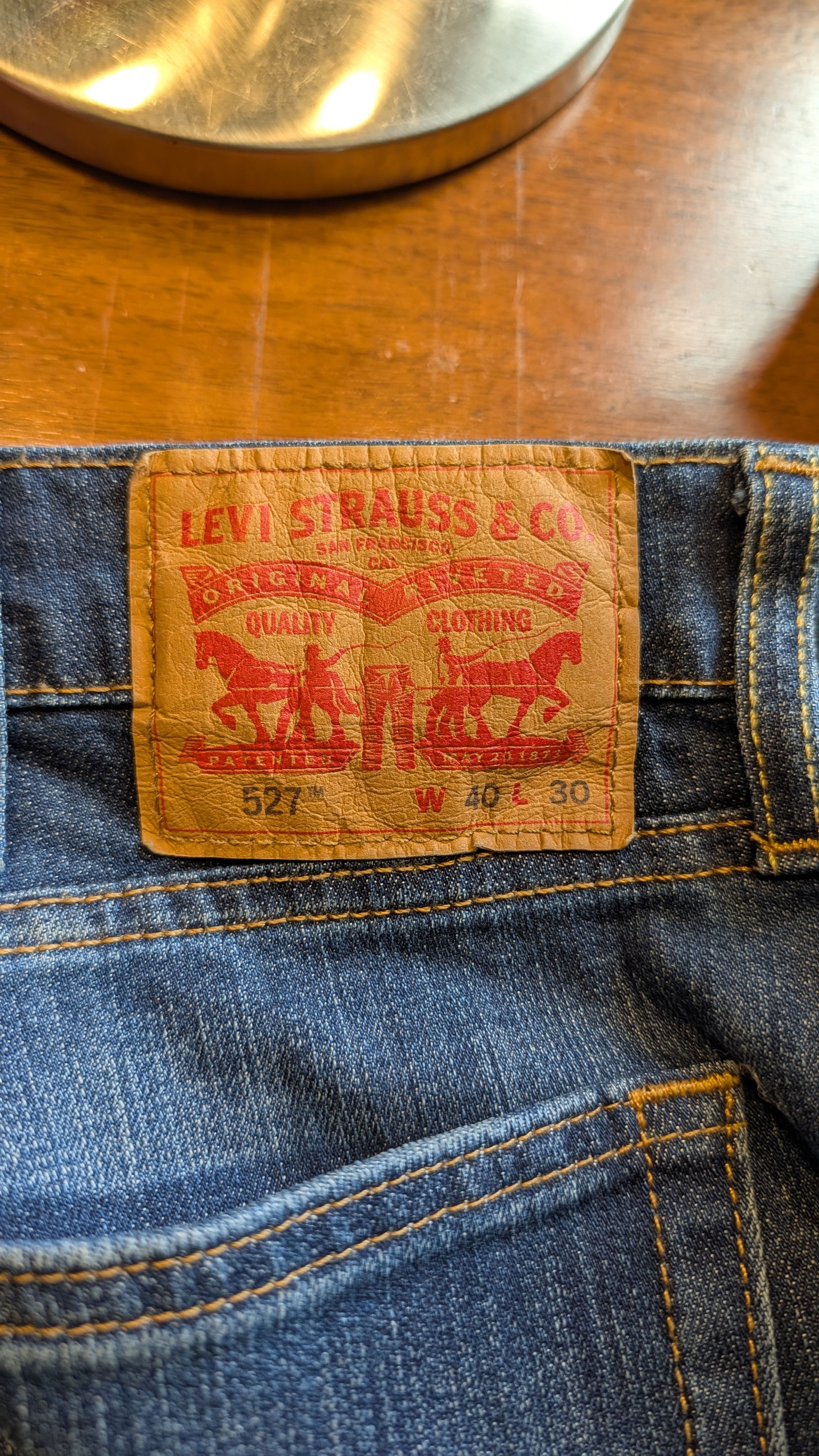 Levi's Men's Levi's 527 Straight Jeans 40x30 Size US 40 / EU 56 - 5 Thumbnail