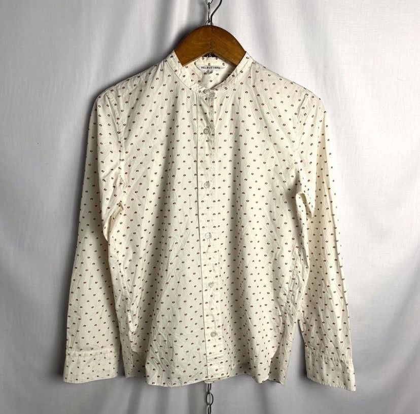Helmut Lang Helmut Lang Polka Shirt Button Up Size M / US 6-8 / IT 42-44 - 1 Thumbnail