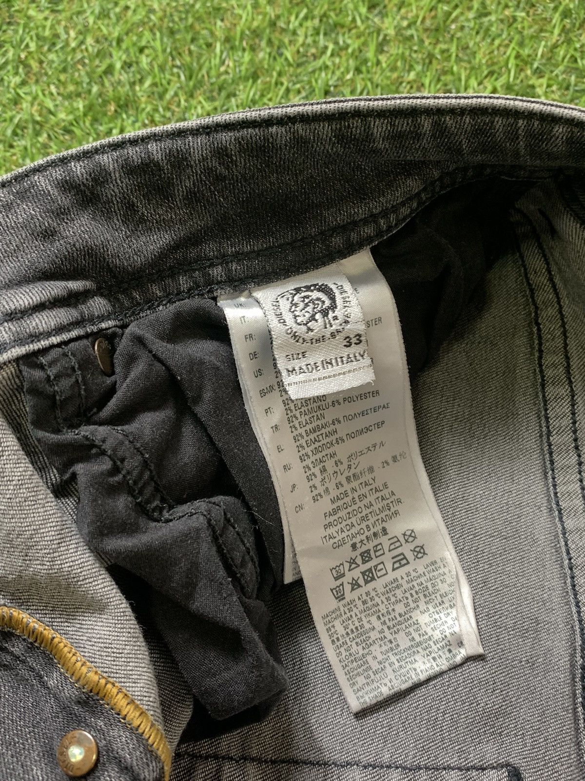 Diesel Vintage Diesel jeans gray denim y2k style size 33x34 Size US 33 - 6 Thumbnail