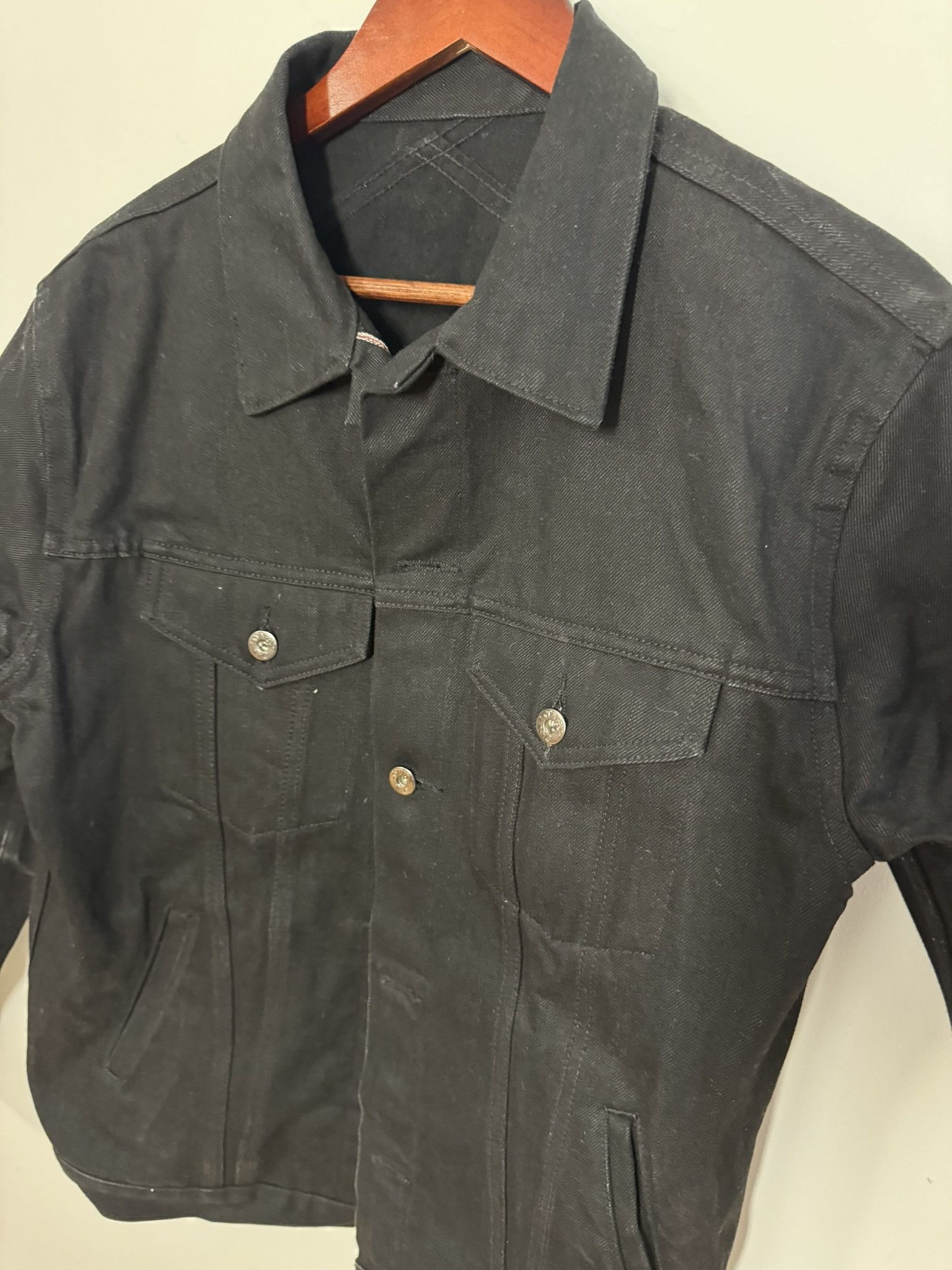 3sixteen 3sixteen Type 3 Black Denim Jacket Size US XXL / EU 58 / 5 - 2 Thumbnail