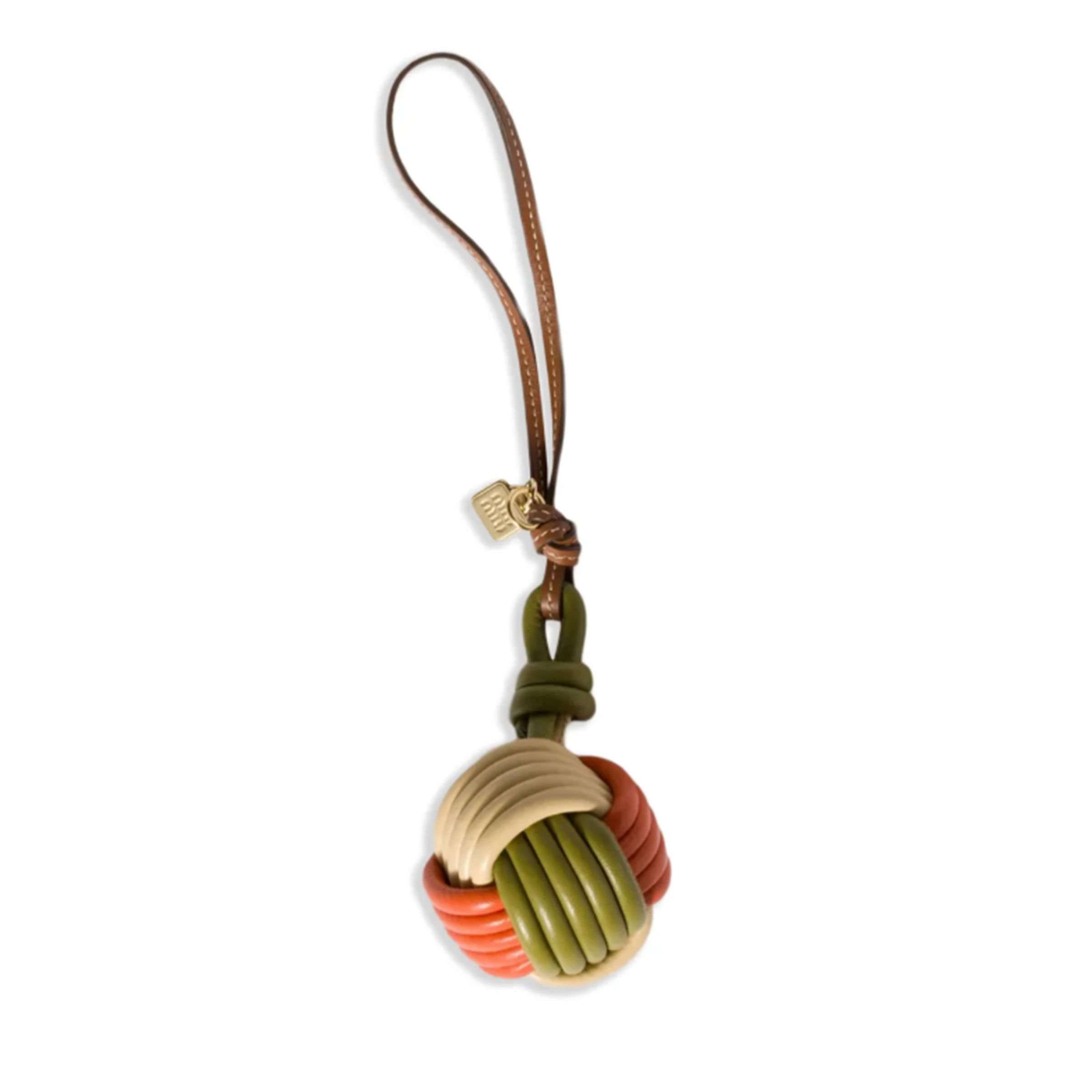 Miu Miu Miu Miu Bag Charm 5TL534 Knot Detail Leather Trick Size ONE SIZE - 1 Thumbnail