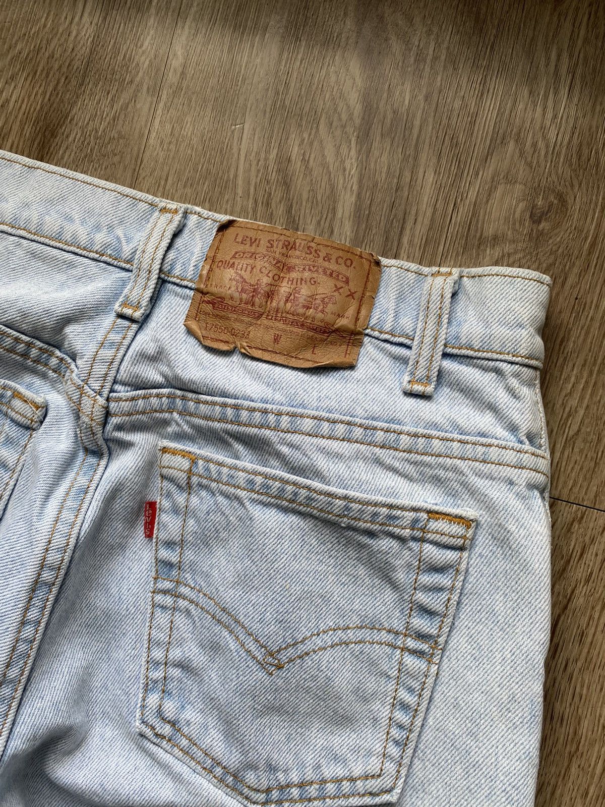Levi's Vintage 90s Levis USA Light Wash Denim Jeans Size US 28 / EU 44 - 7 Thumbnail