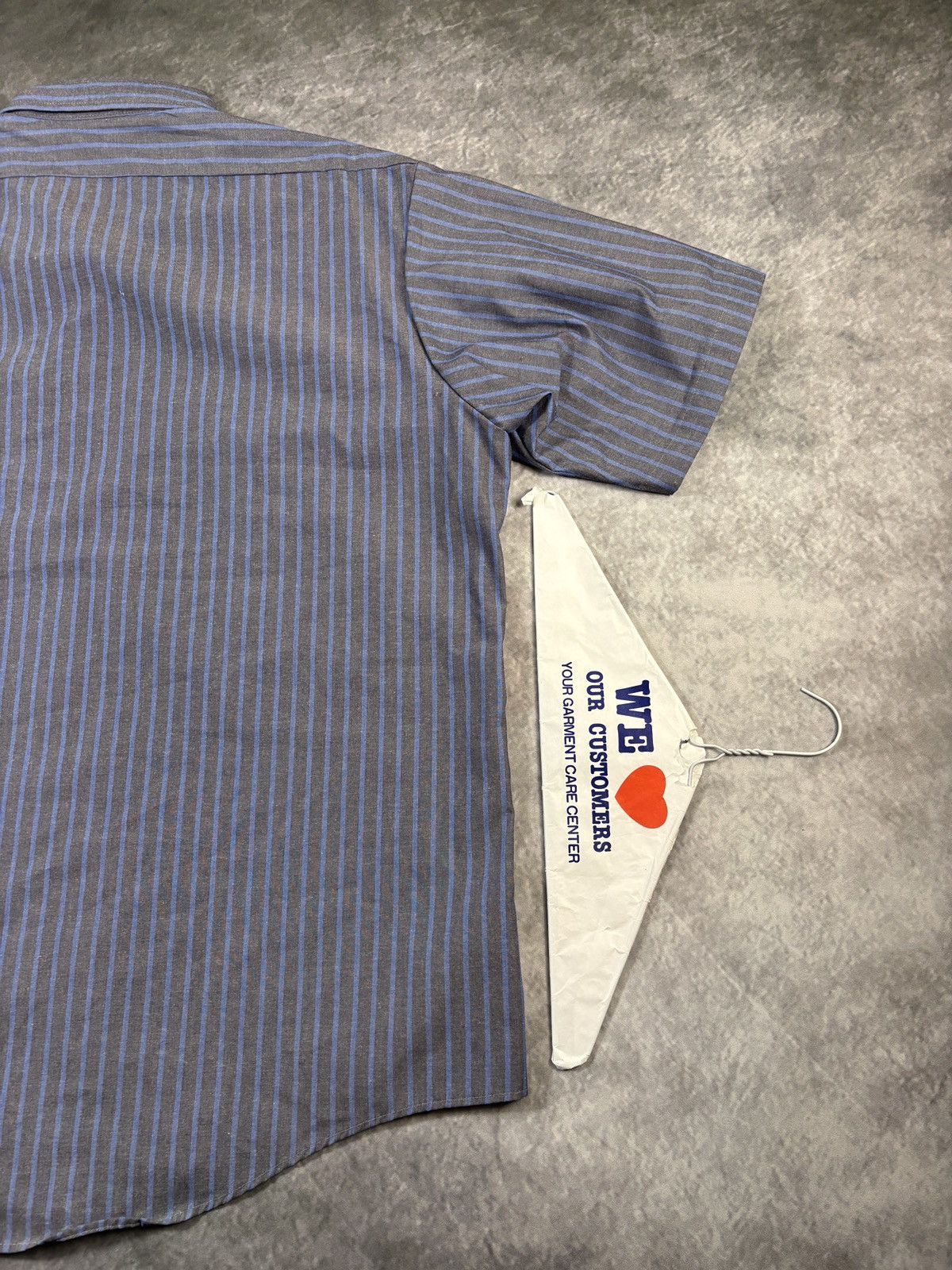 Red Kap × Vintage Vintage Work Shirt Short Sleeve 1990s Striped Ford Motors XL Size US XL / EU 56 / 4 - 11 Thumbnail
