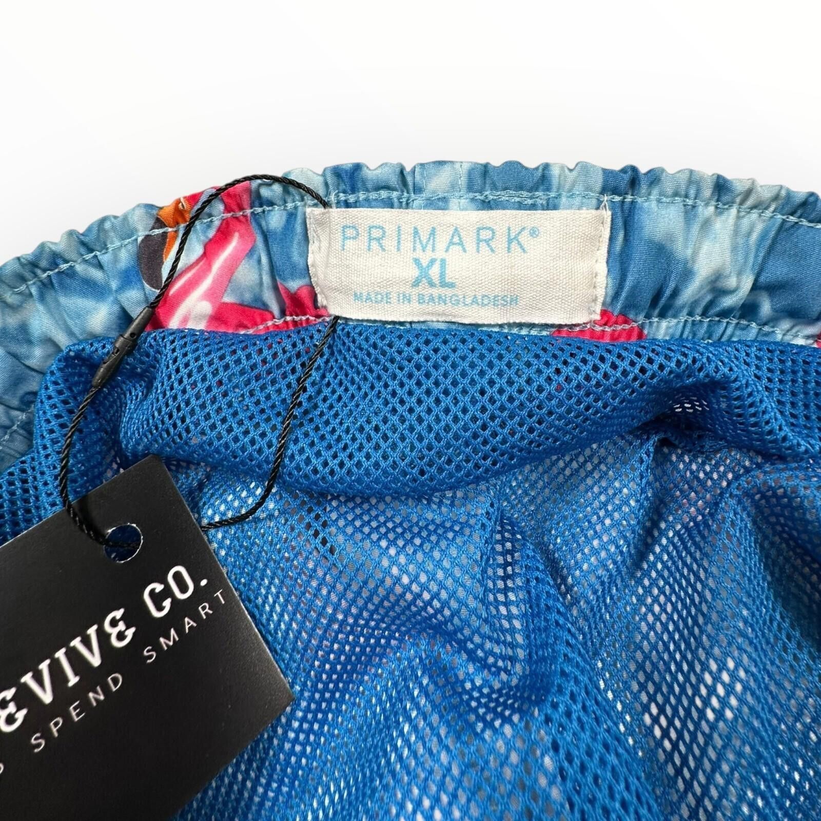 Primark Primark Swim Shorts Men's UK Size XL Blue Flamingo Float Size US 36 / EU 52 - 8 Thumbnail