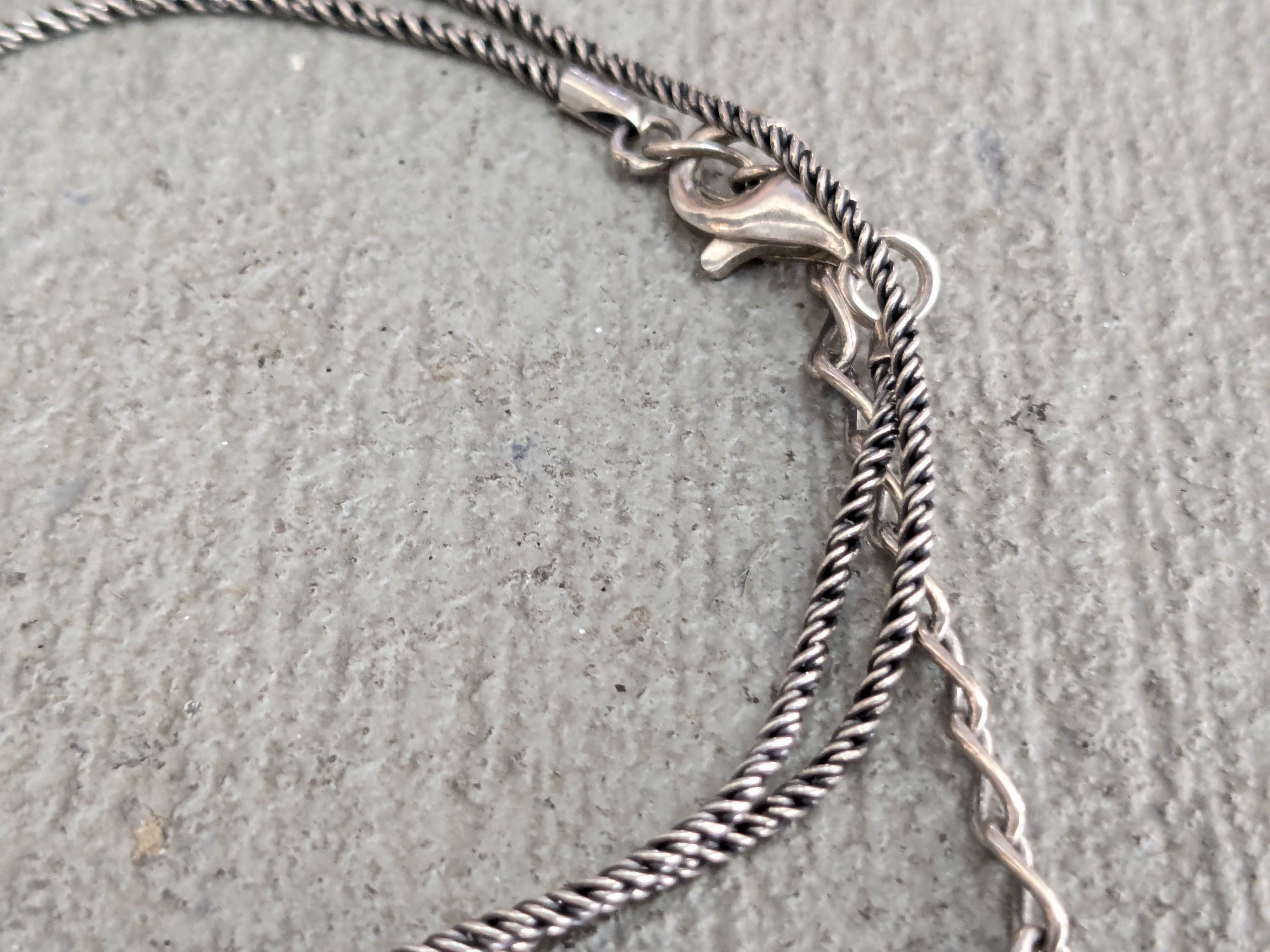 Jewelry Silpada Sterling Silver Necklace Faith Rope Twist 20" Size ONE SIZE - 6 Thumbnail